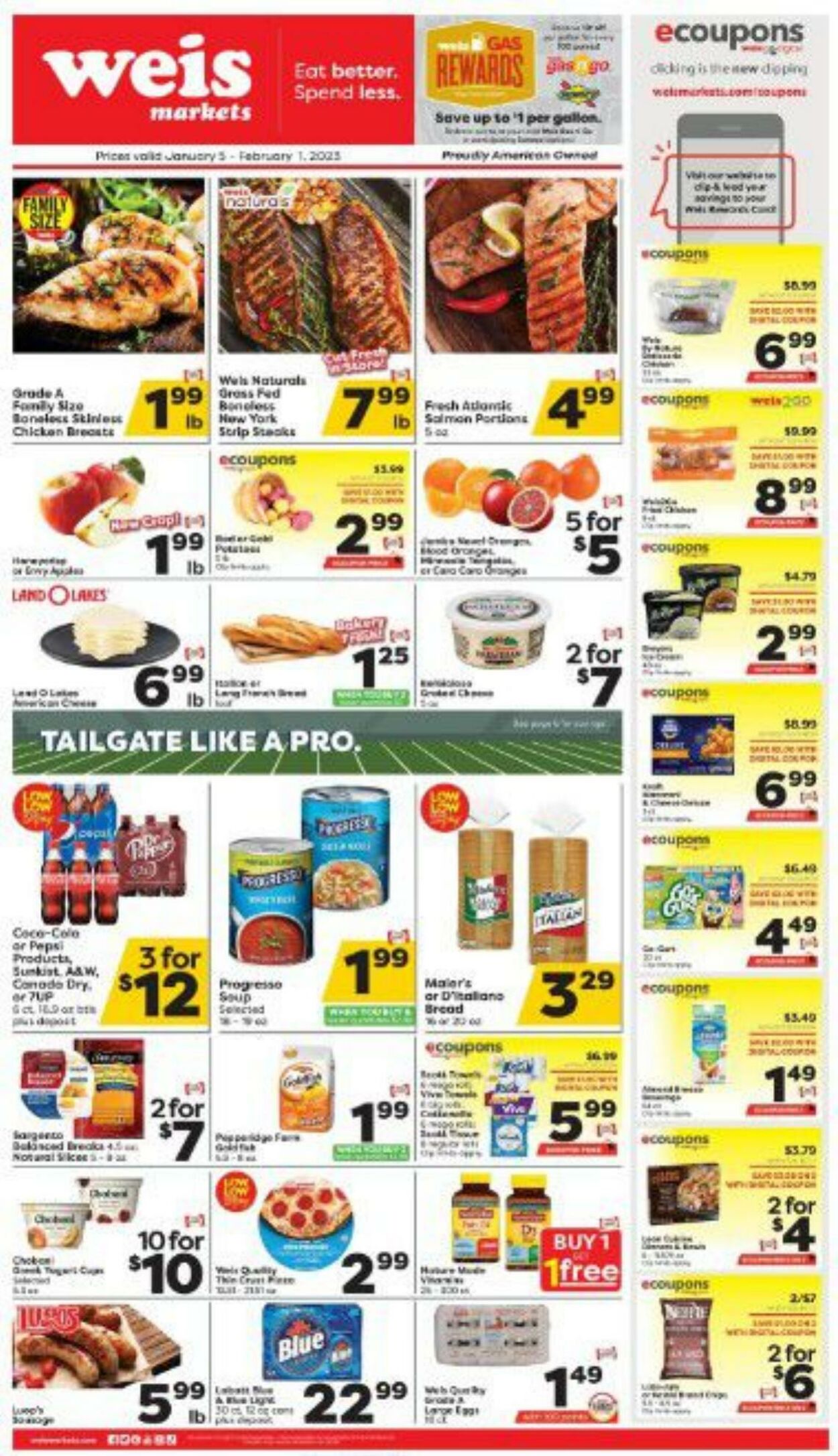Weekly ad Weis 01/05/2023-02/01/2023