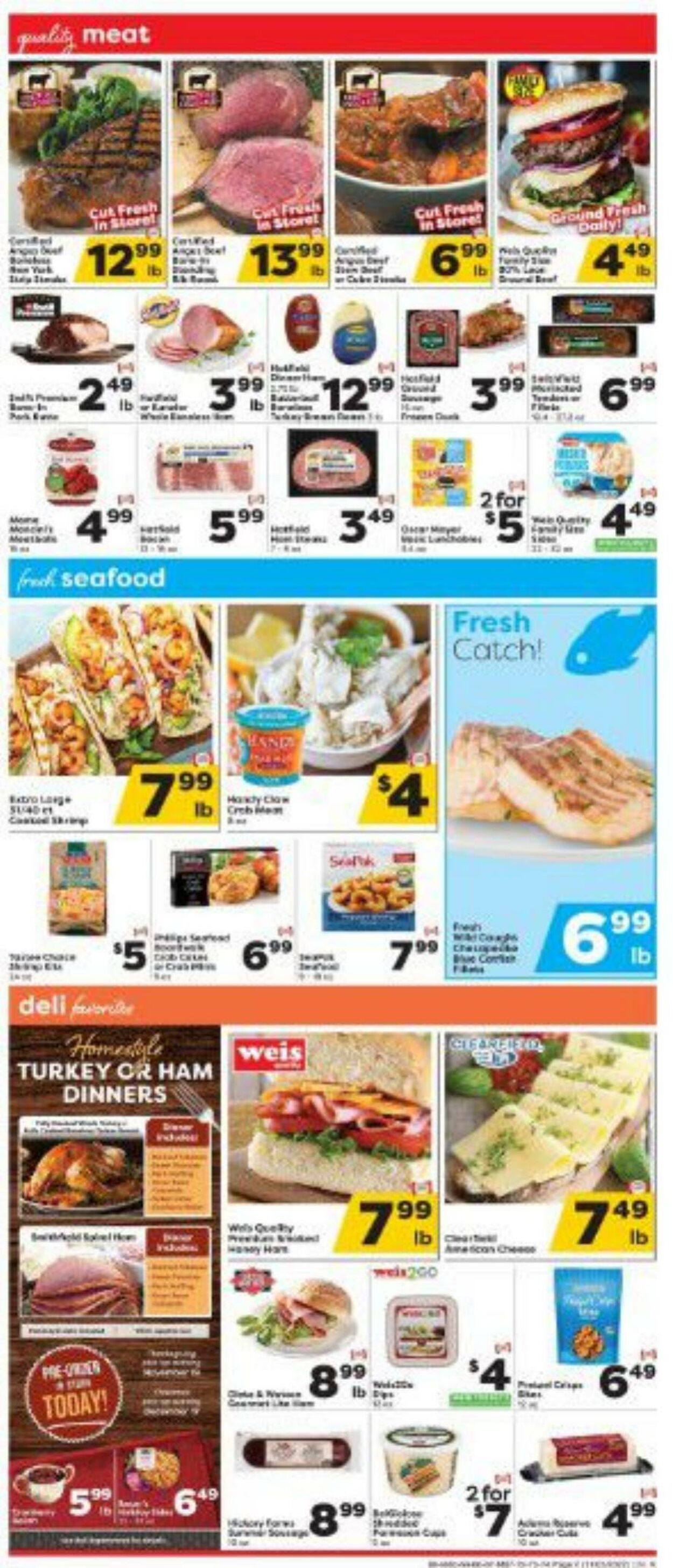 Weekly ad Weis 11/03/2022 - 11/30/2022