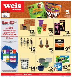 Weekly ad Weis 08/25/2022 - 10/10/2022