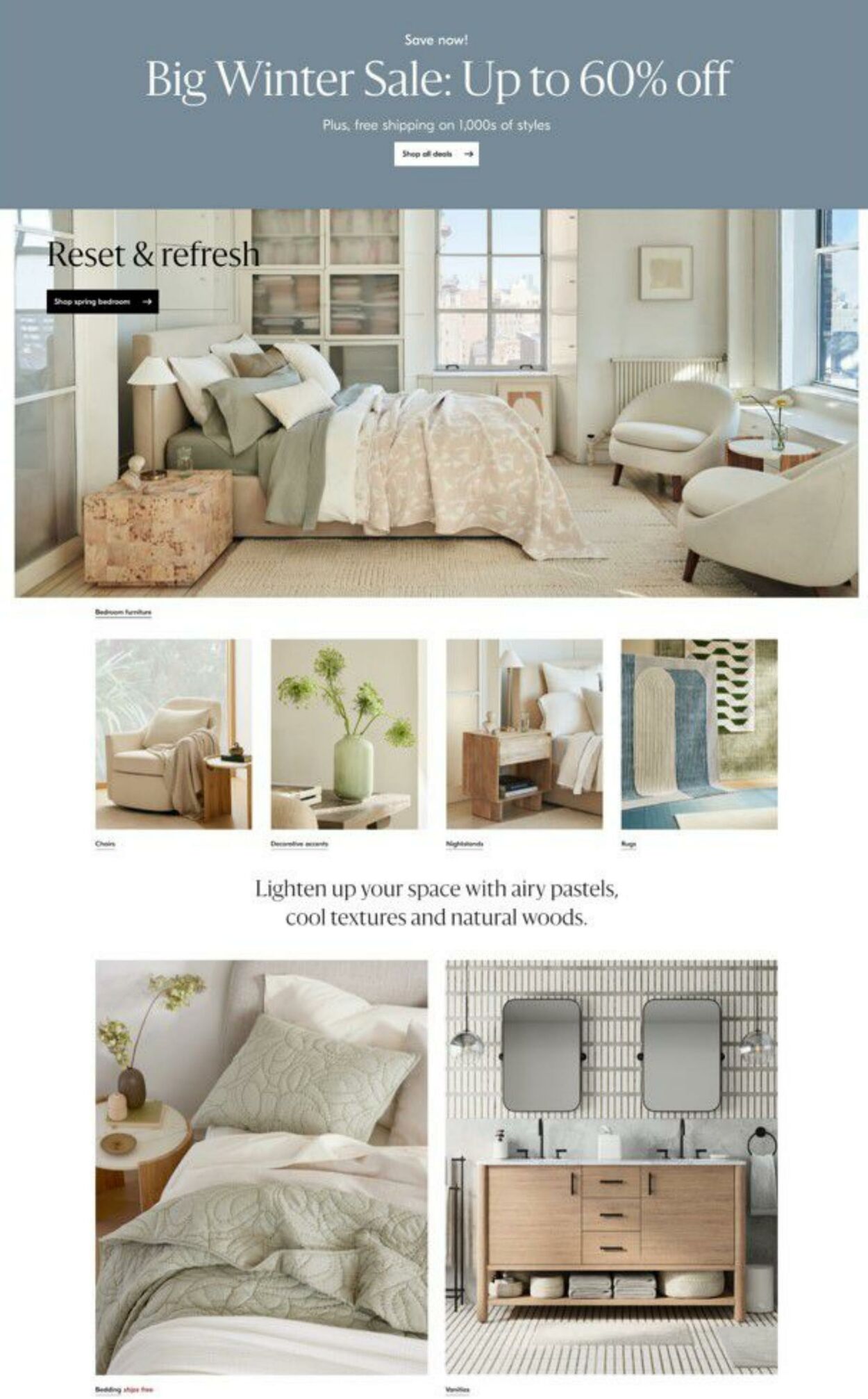 West Elm Promotional weekly ads
