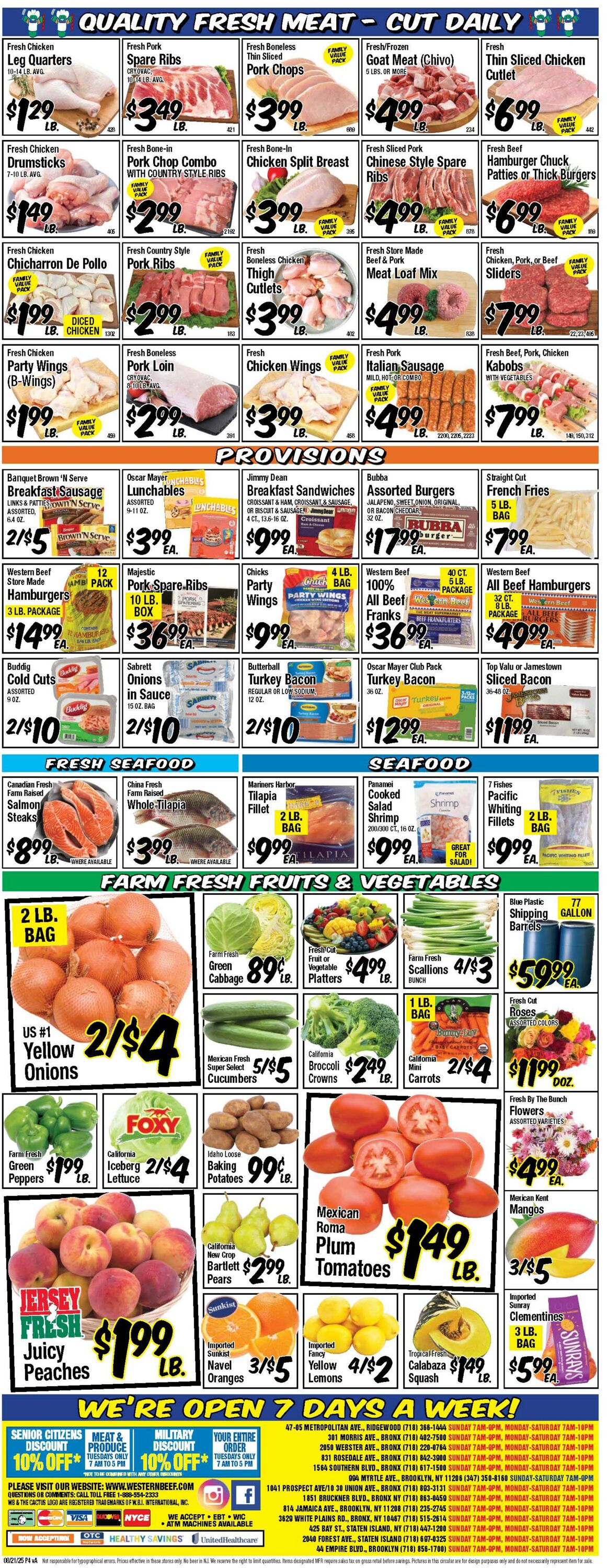 Weekly ad Western Beef 08/21/2025 - 08/27/2025