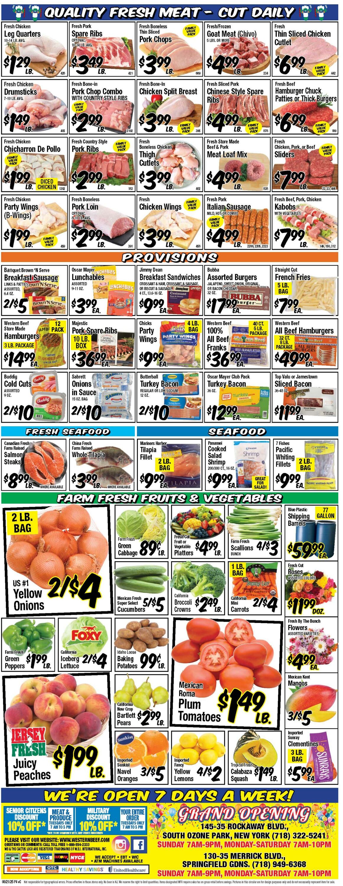Weekly ad Western Beef 08/21/2025 - 08/27/2025