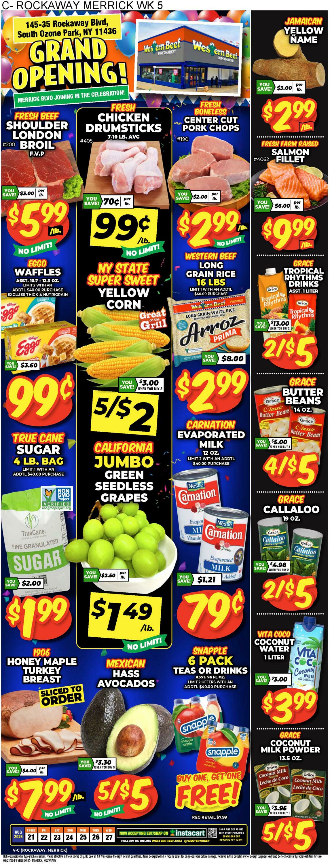 Weekly ad Western Beef 08/21/2025 - 08/27/2025