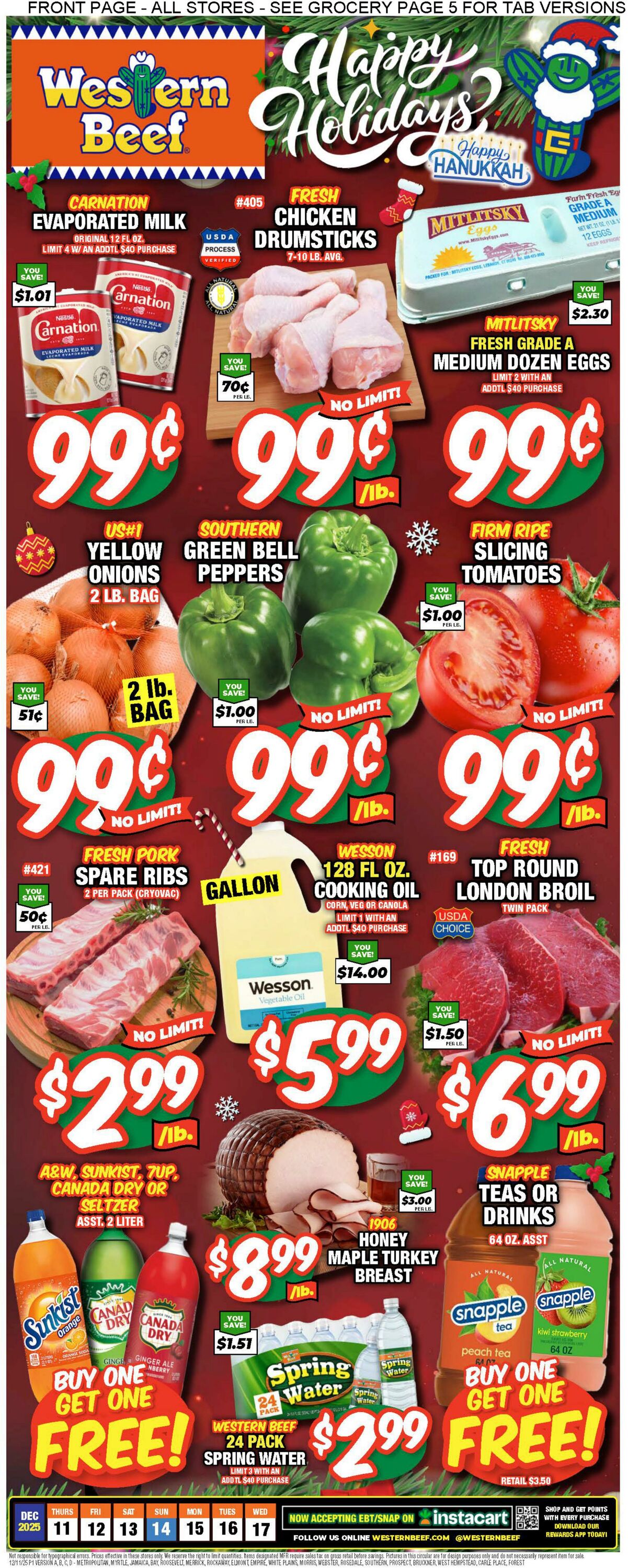 Weekly ad Western Beef 12/18/2025 - 12/24/2025