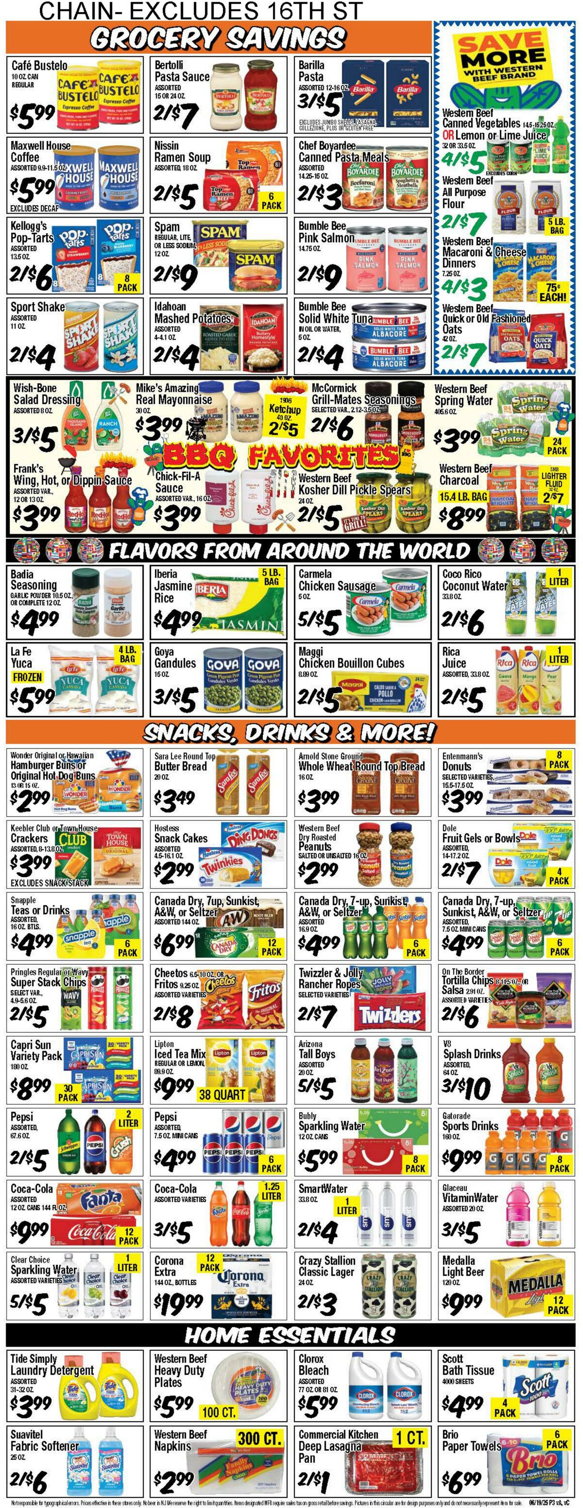 Weekly ad Western Beef 06/19/2025 - 06/25/2025