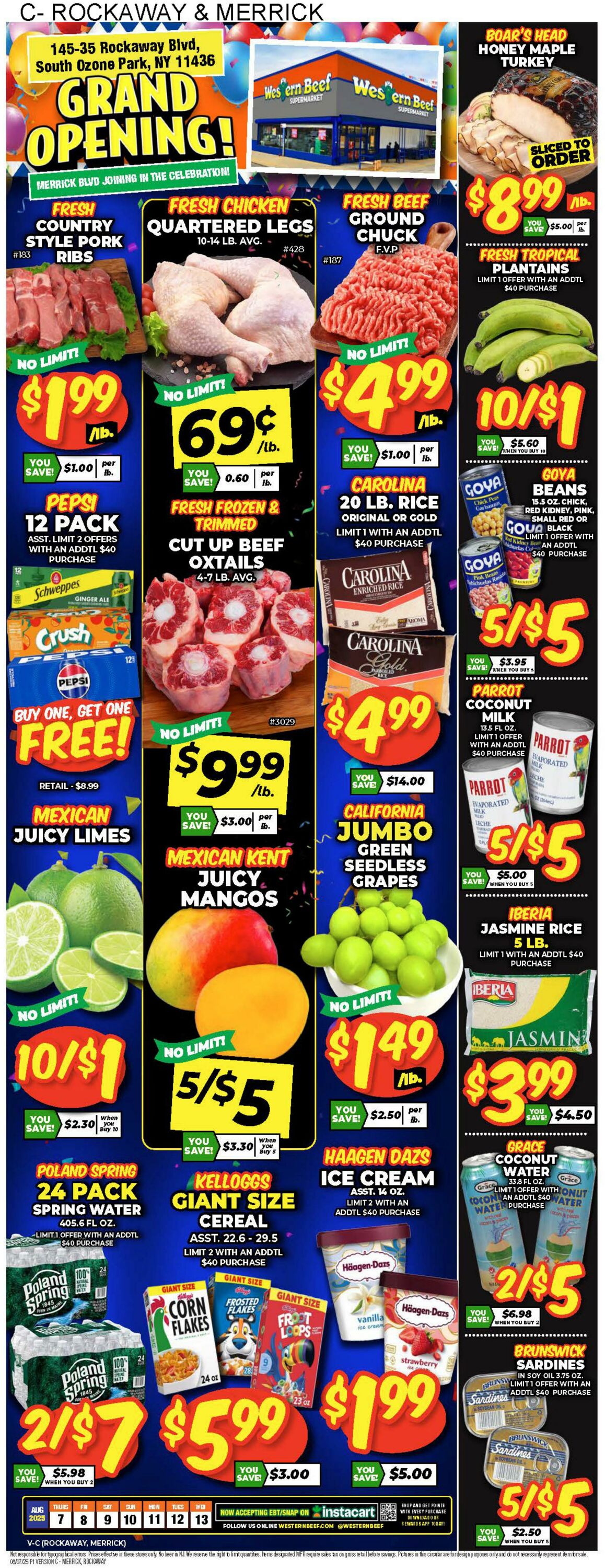 Weekly ad Western Beef 08/14/2025 - 08/20/2025
