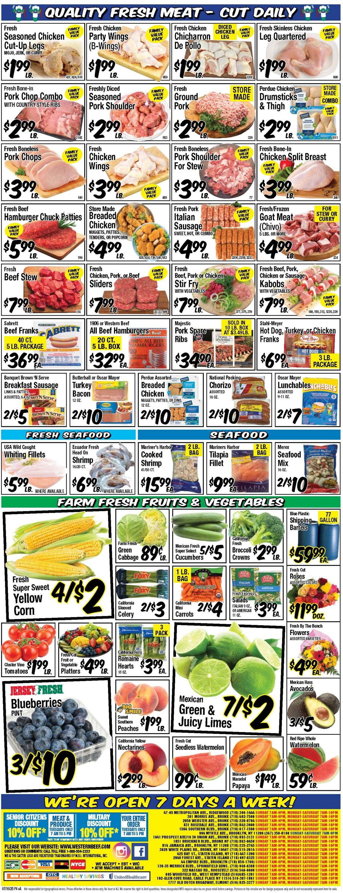 Weekly ad Western Beef 07/10/2025 - 07/16/2025