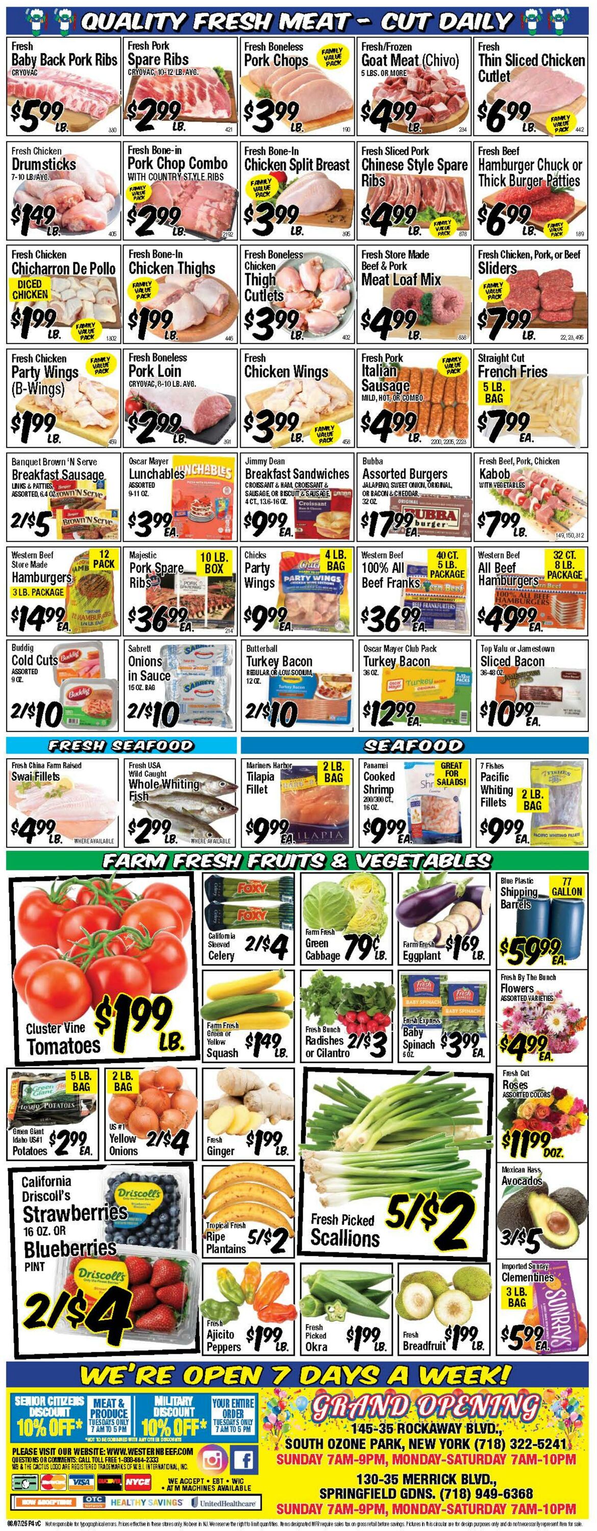 Weekly ad Western Beef 08/14/2025 - 08/20/2025