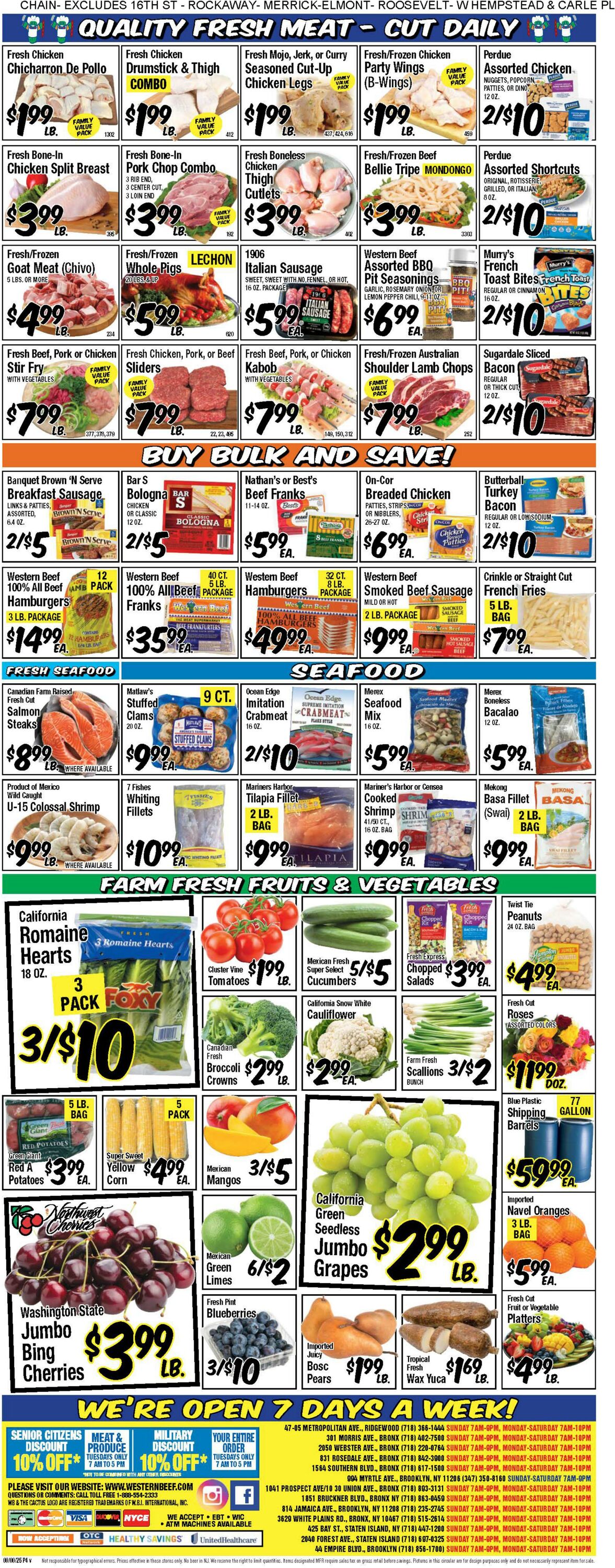 Weekly ad Western Beef 08/07/2025 - 08/13/2025