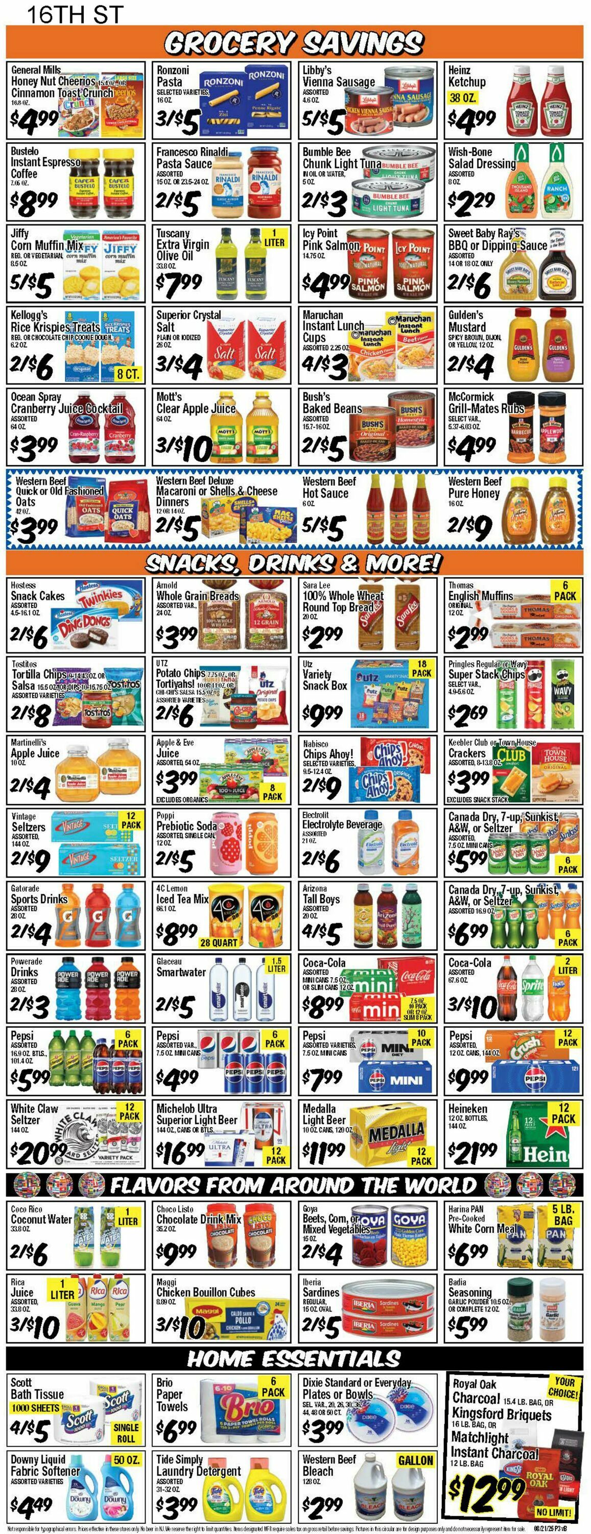 Weekly ad Western Beef 08/21/2025 - 08/27/2025