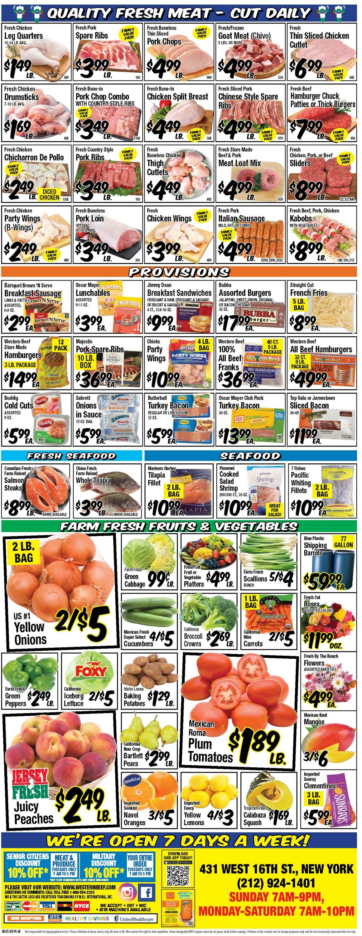 Weekly ad Western Beef 08/21/2025 - 08/27/2025