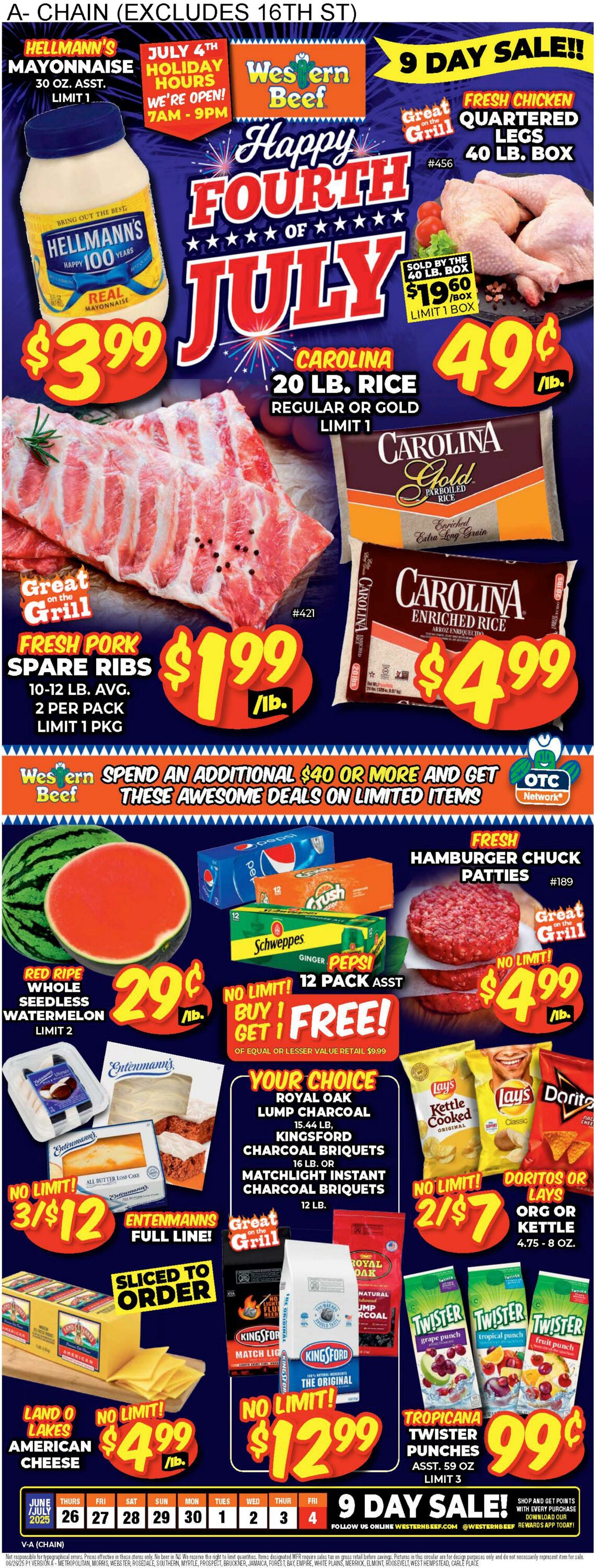 Weekly ad Western Beef 06/26/2025 - 07/02/2025