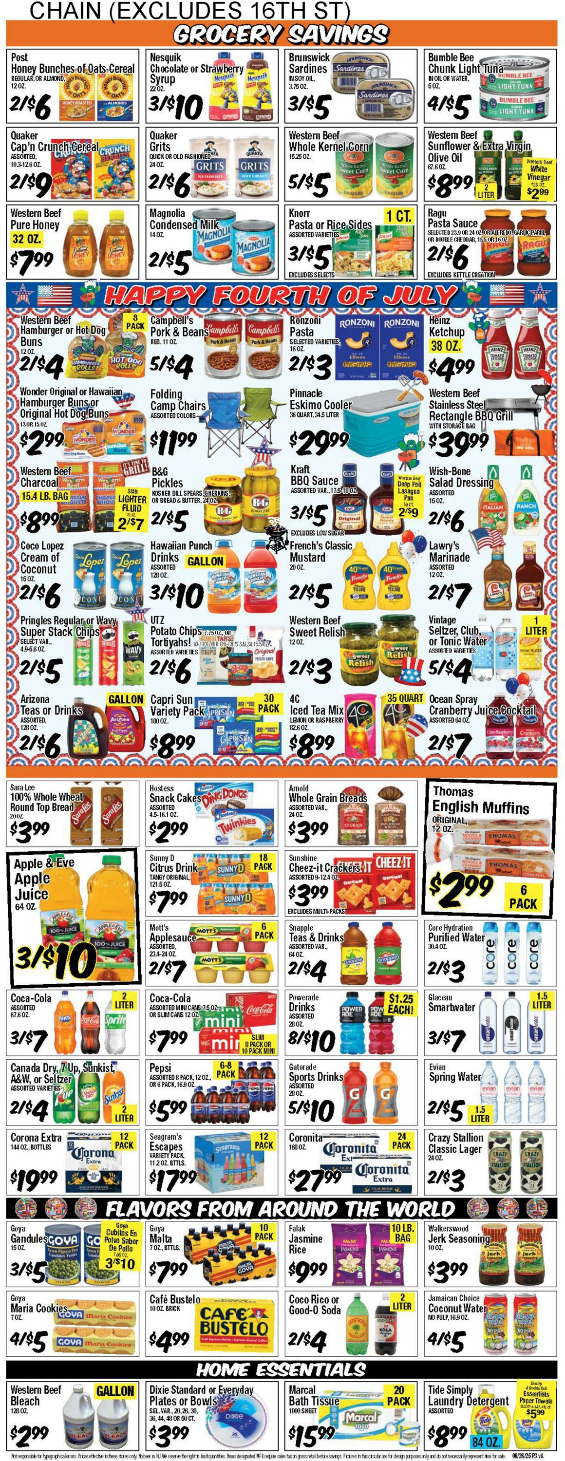 Weekly ad Western Beef 06/26/2025 - 07/02/2025