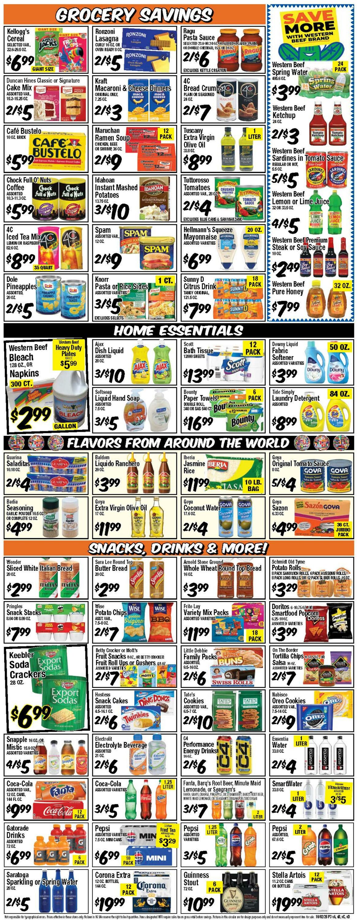 Weekly ad Western Beef 10/09/2025 - 10/15/2025