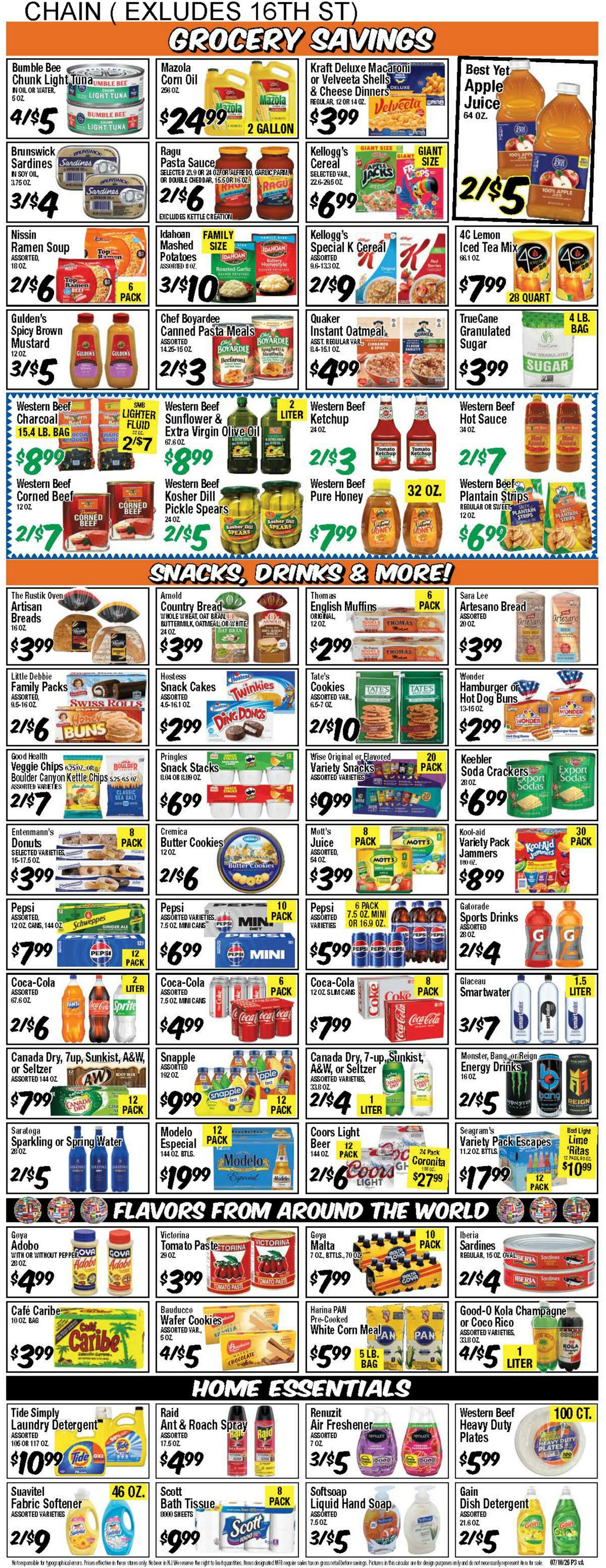 Weekly ad Western Beef 07/10/2025 - 07/16/2025