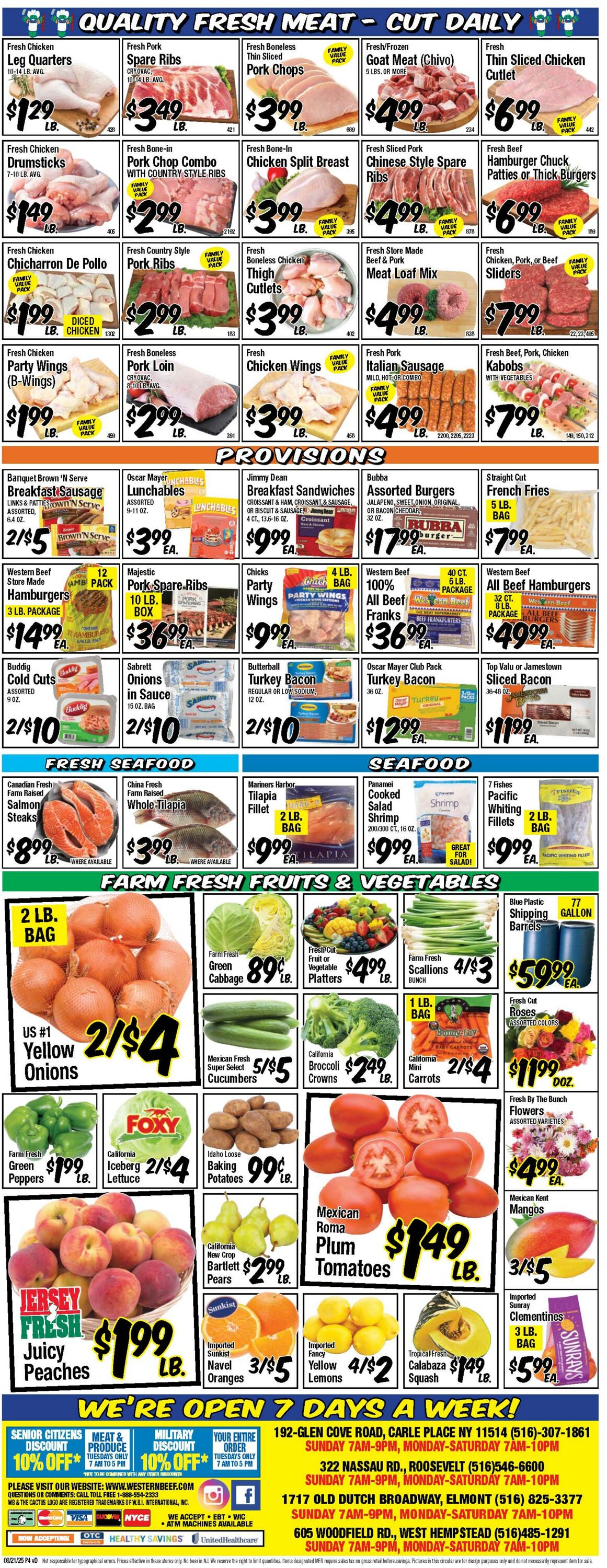 Weekly ad Western Beef 08/21/2025 - 08/27/2025