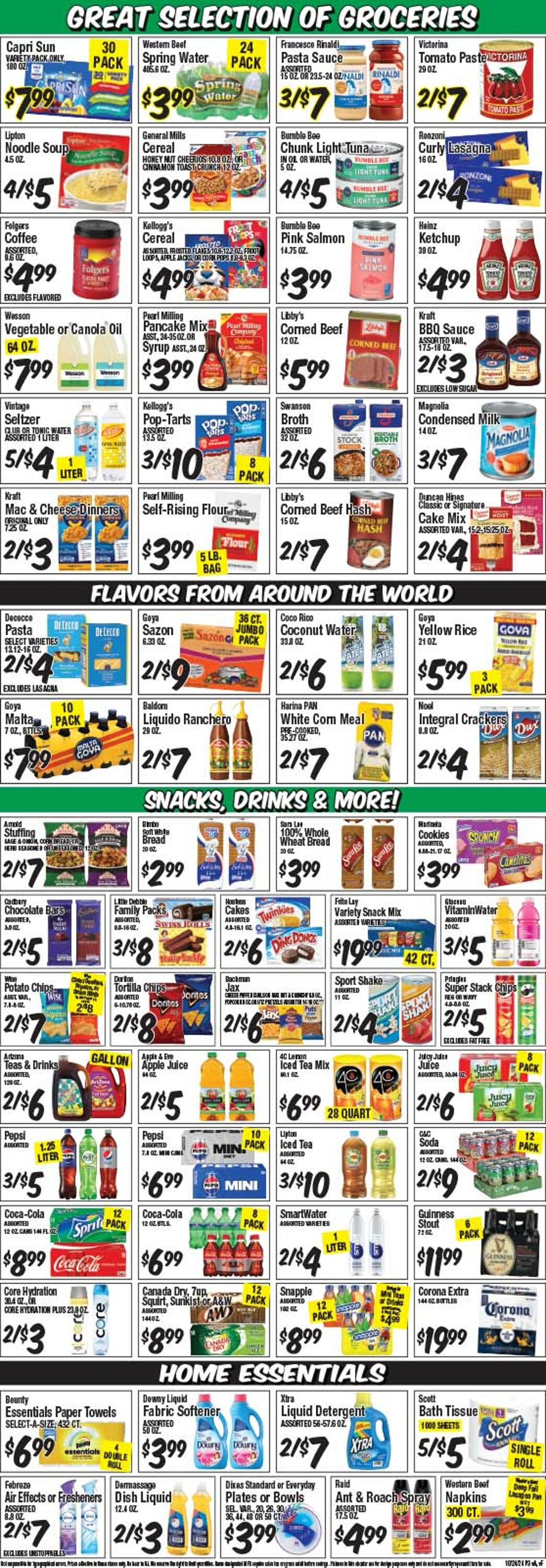 Weekly ad Western Beef 10/24/2024 - 10/30/2024