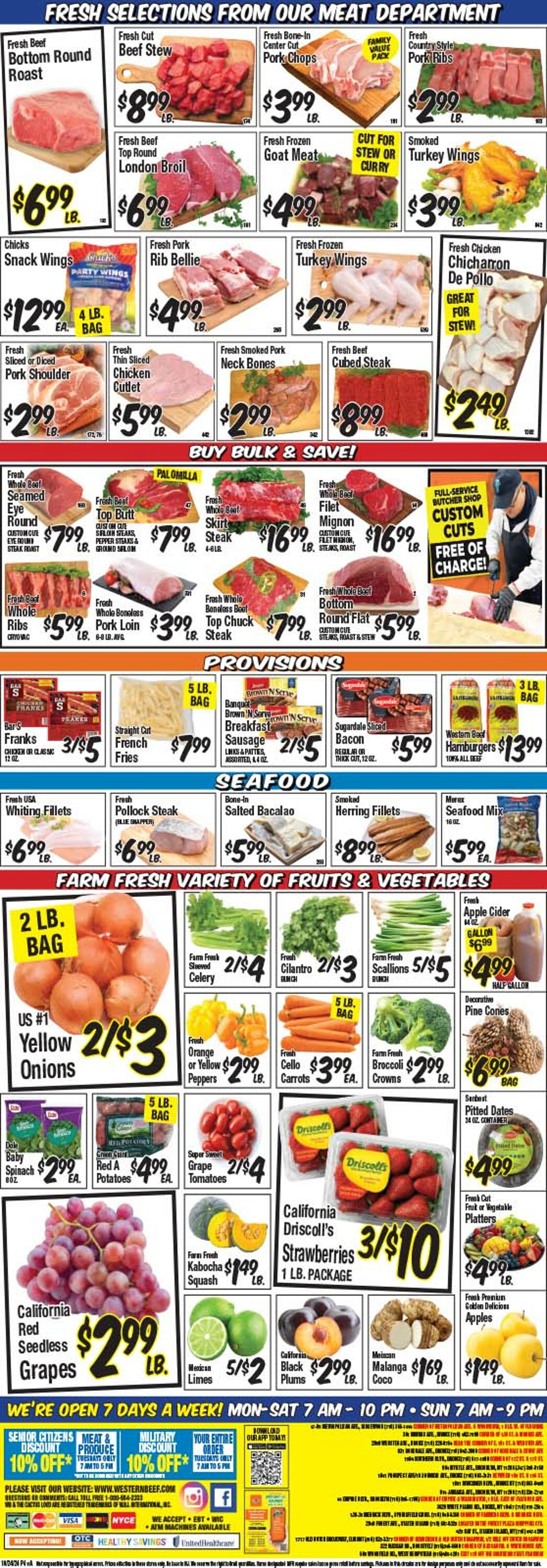 Weekly ad Western Beef 10/24/2024 - 10/30/2024