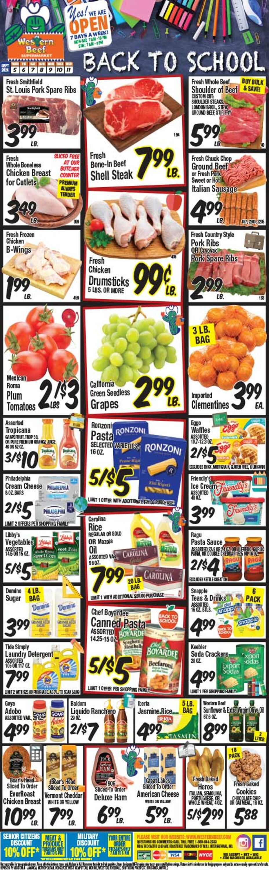 Weekly ad Western Beef 09/05/2024 - 09/11/2024