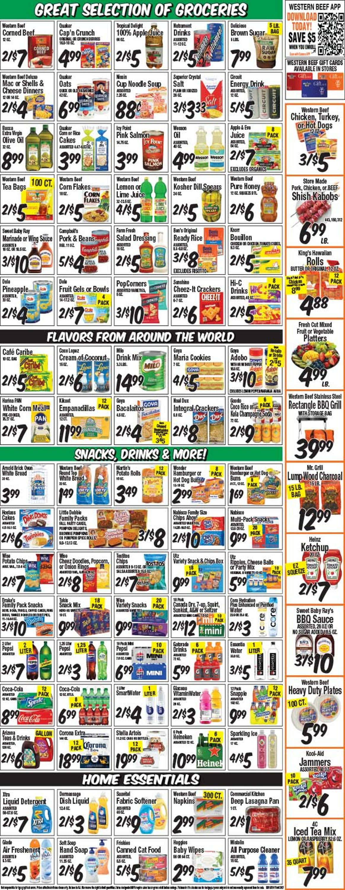 Weekly ad Western Beef 08/15/2024 - 08/21/2024