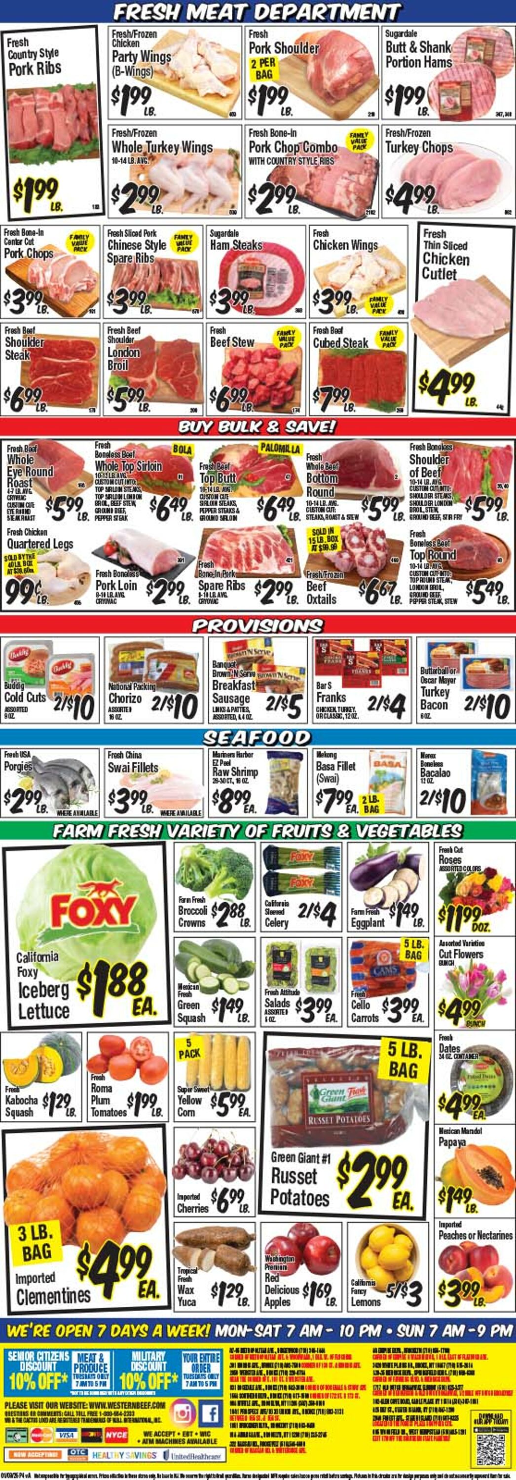 Weekly ad Western Beef 01/09/2025 - 01/15/2025