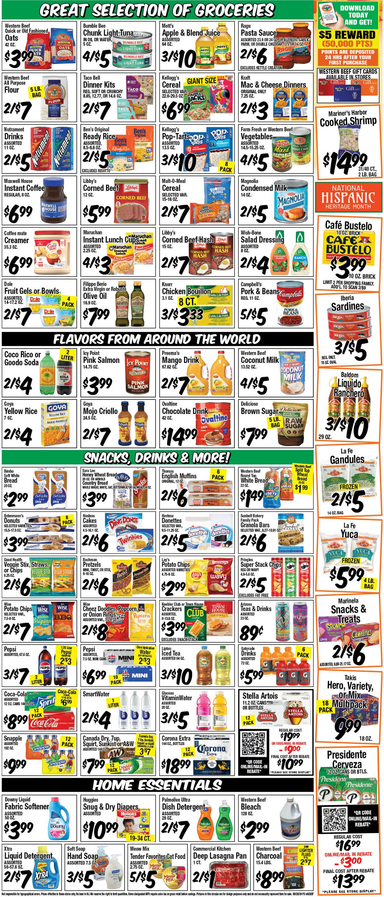 Weekly ad Western Beef 09/26/2024 - 10/02/2024