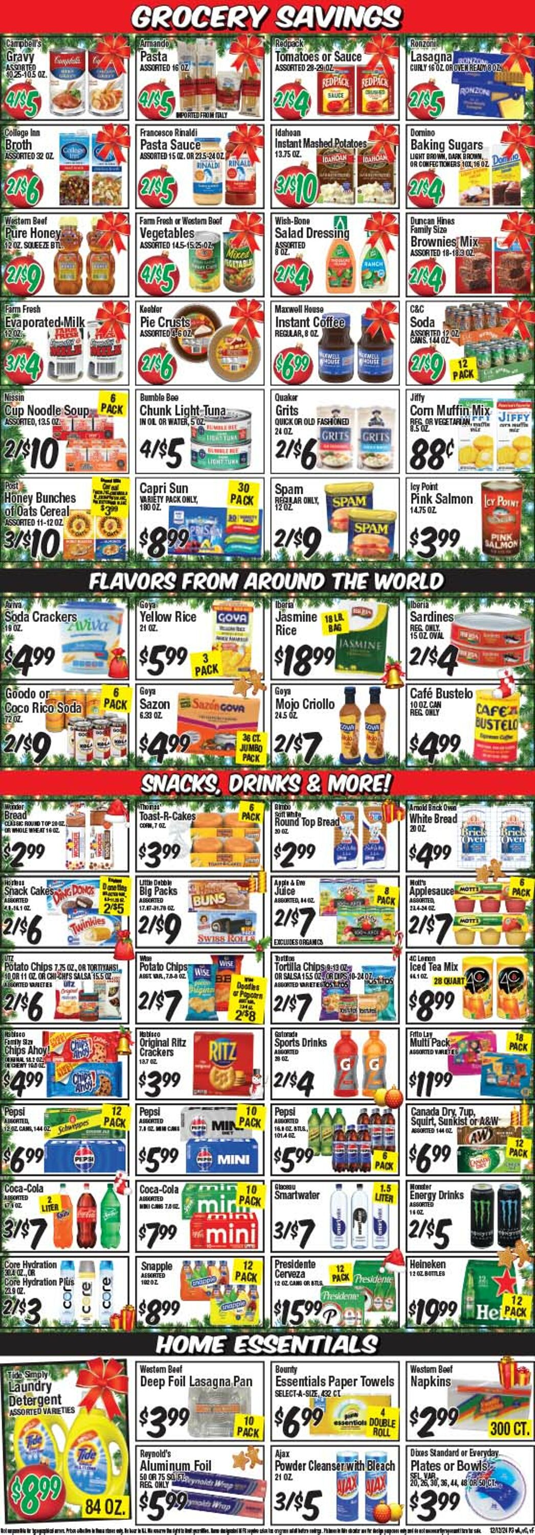 Weekly ad Western Beef 12/12/2024 - 12/18/2024