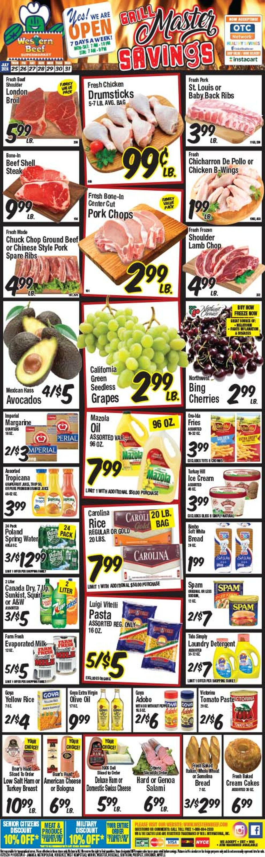 Weekly ad Western Beef 07/25/2024 - 07/31/2024