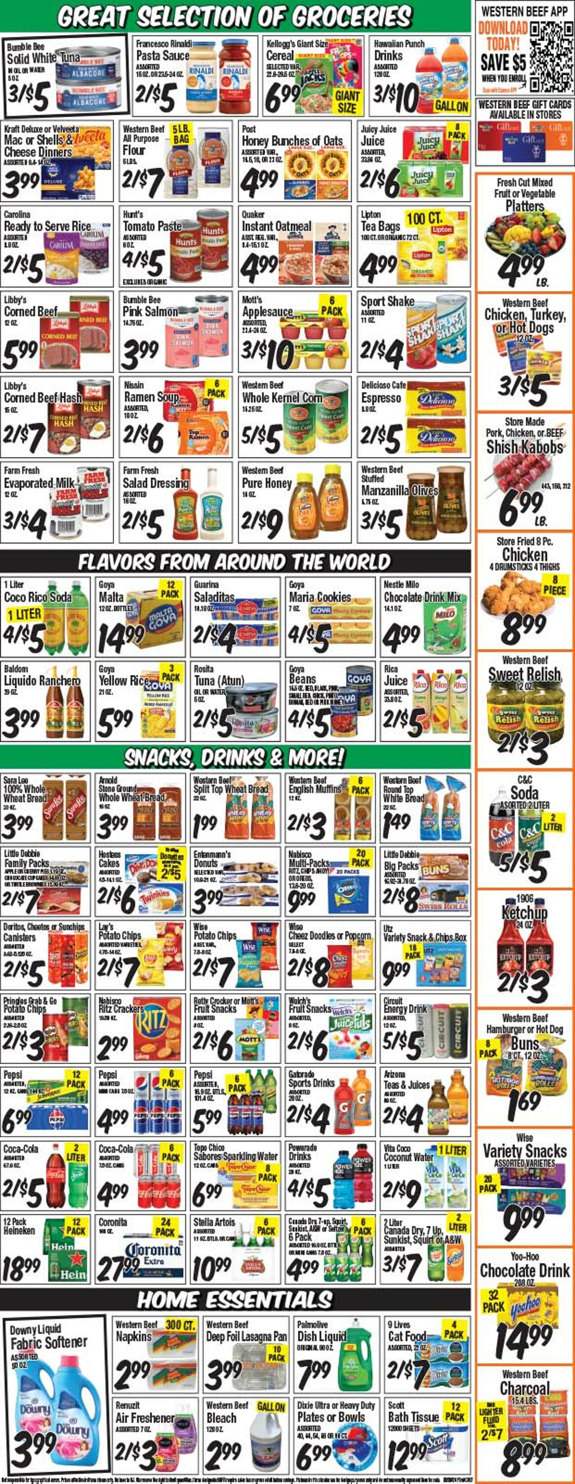 Weekly ad Western Beef 08/08/2024 - 08/14/2024