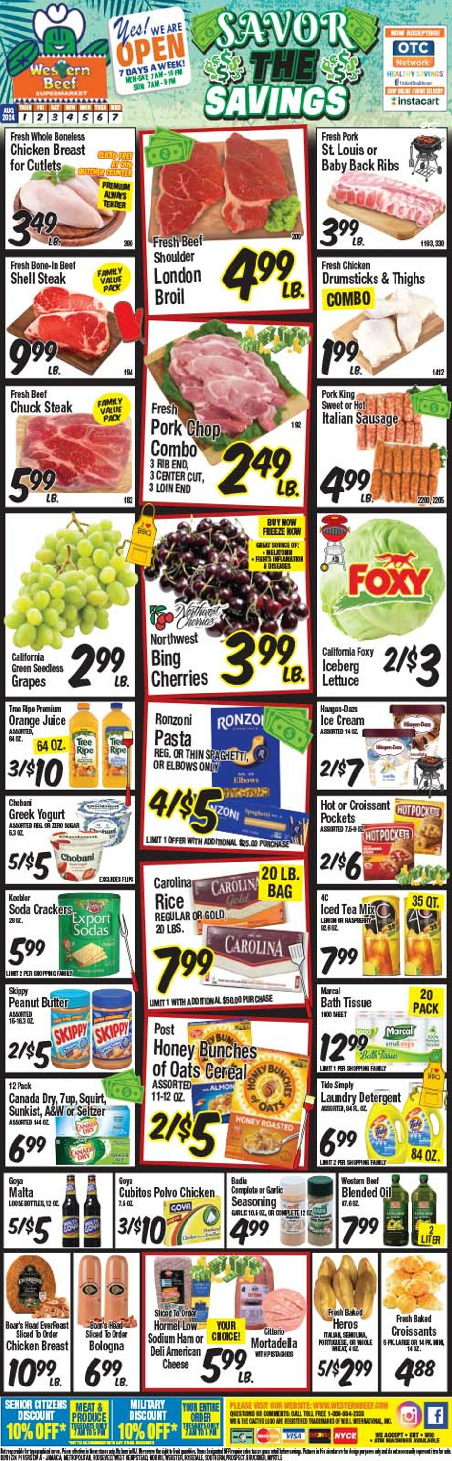 Weekly ad Western Beef 08/01/2024 - 08/07/2024