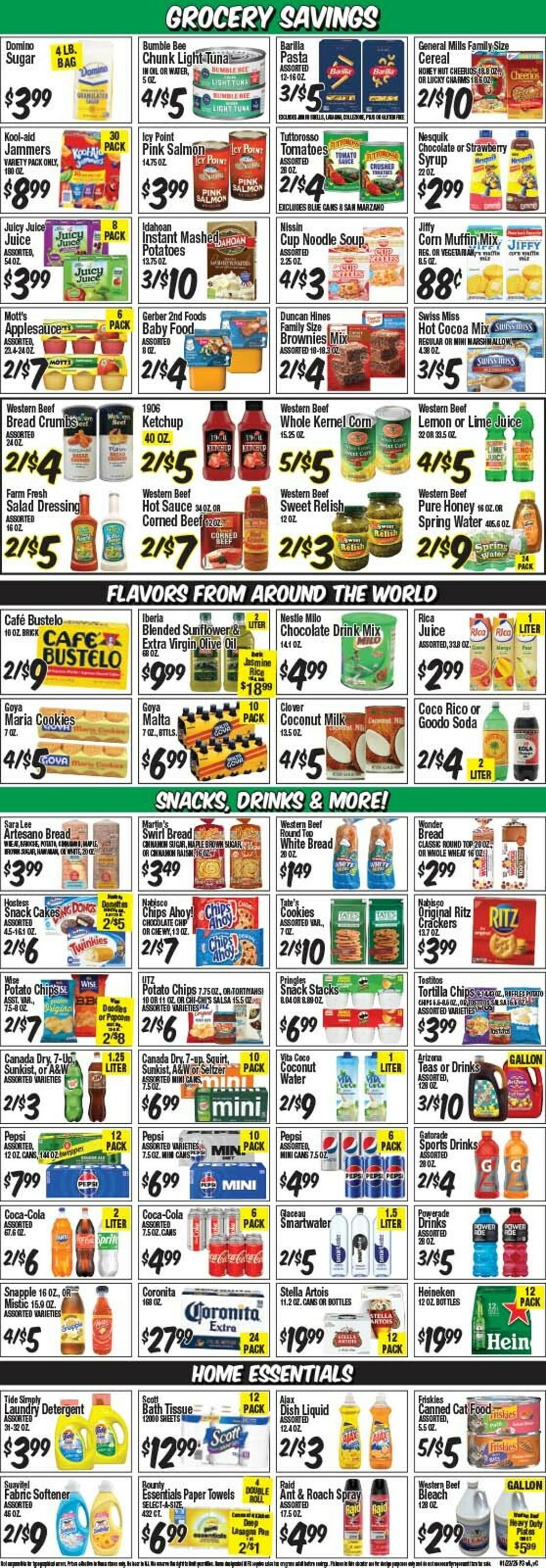 Weekly ad Western Beef 01/23/2025 - 01/29/2025