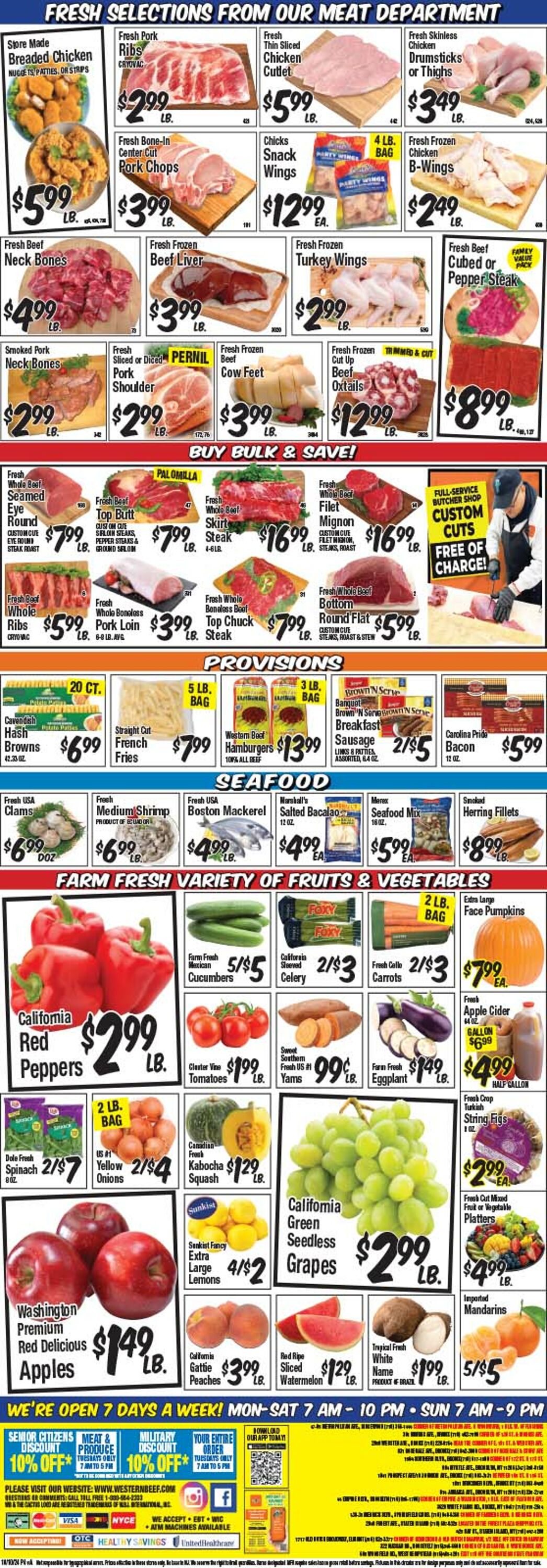 Weekly ad Western Beef 10/10/2024 - 10/16/2024