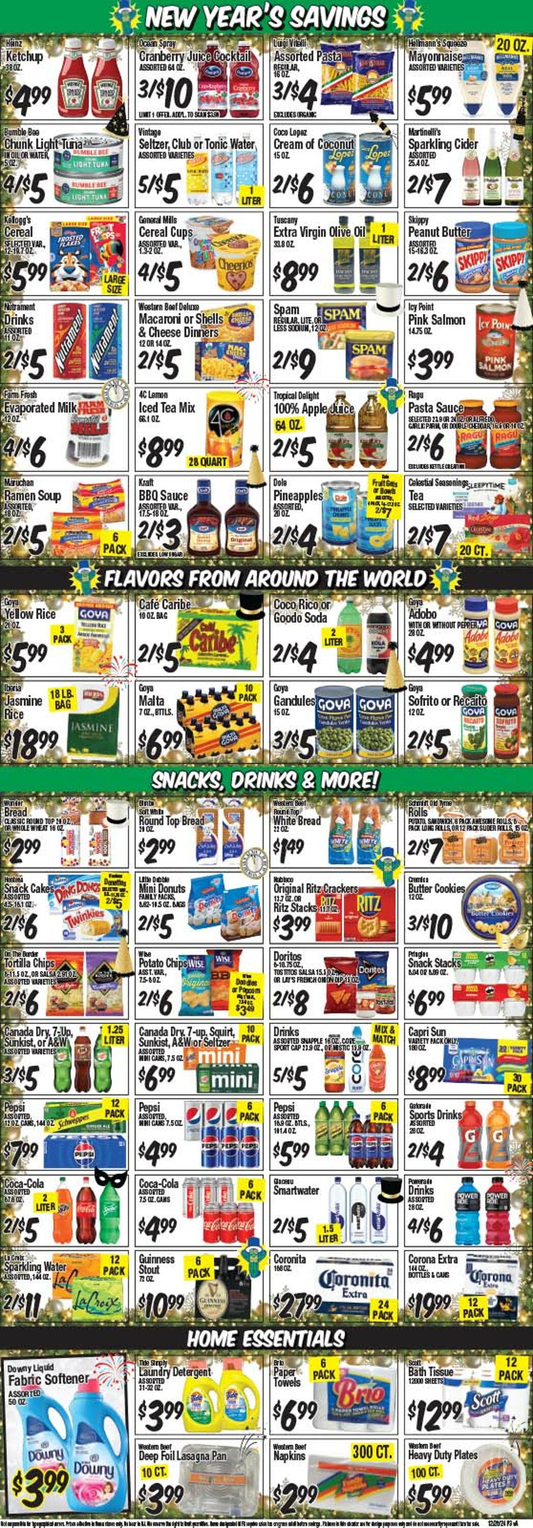 Weekly ad Western Beef 12/26/2024 - 01/01/2025