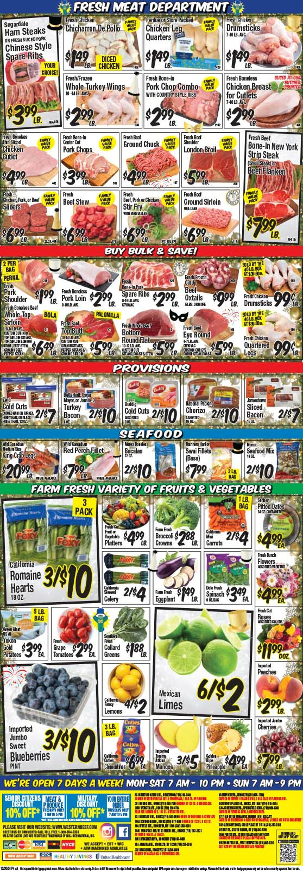 Weekly ad Western Beef 12/26/2024 - 01/01/2025