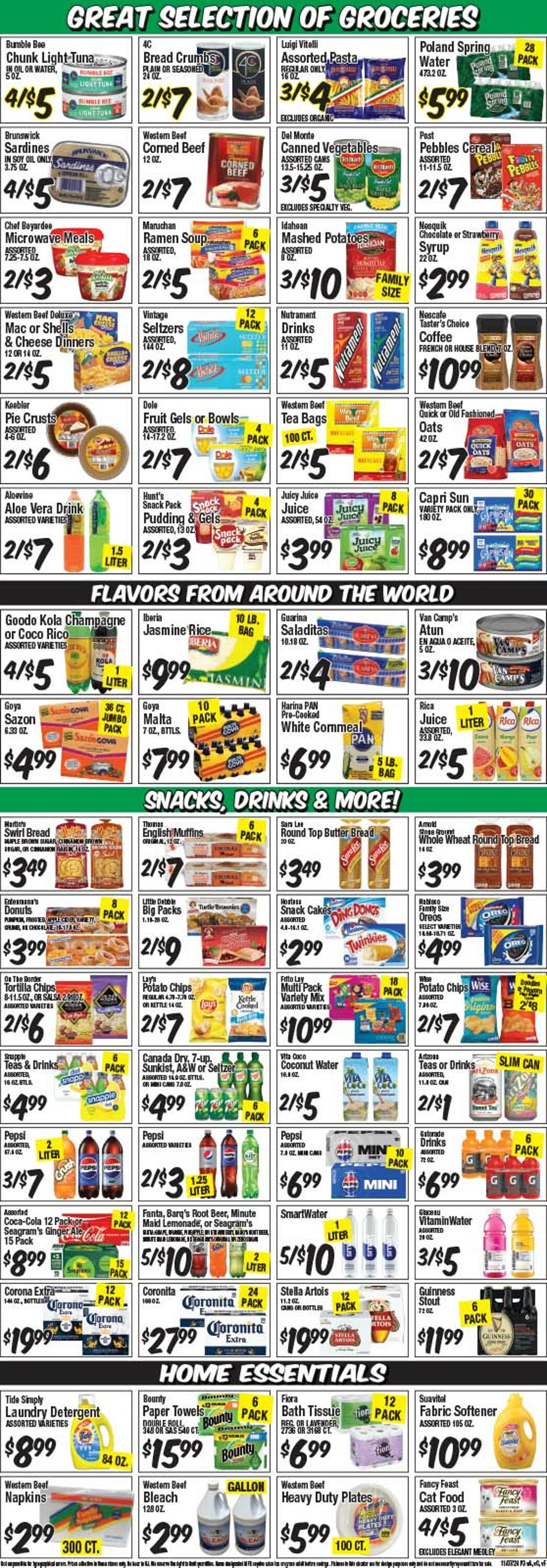 Weekly ad Western Beef 11/07/2024 - 11/13/2024