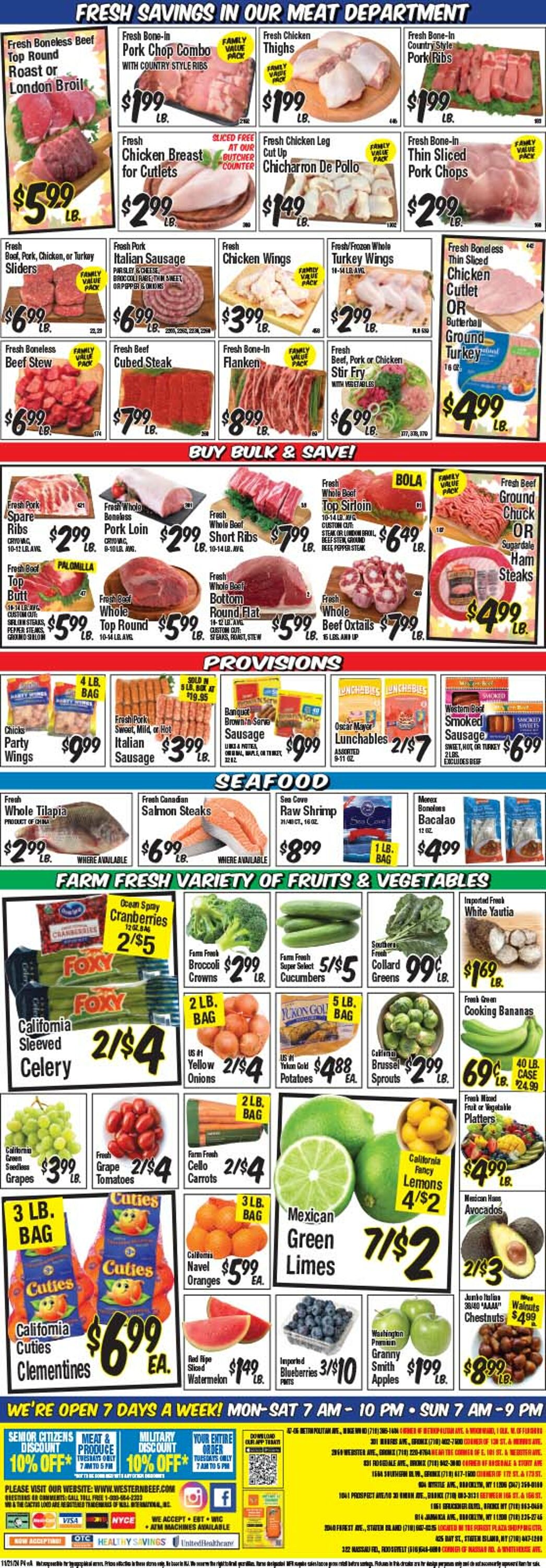 Weekly ad Western Beef 11/21/2024 - 11/27/2024