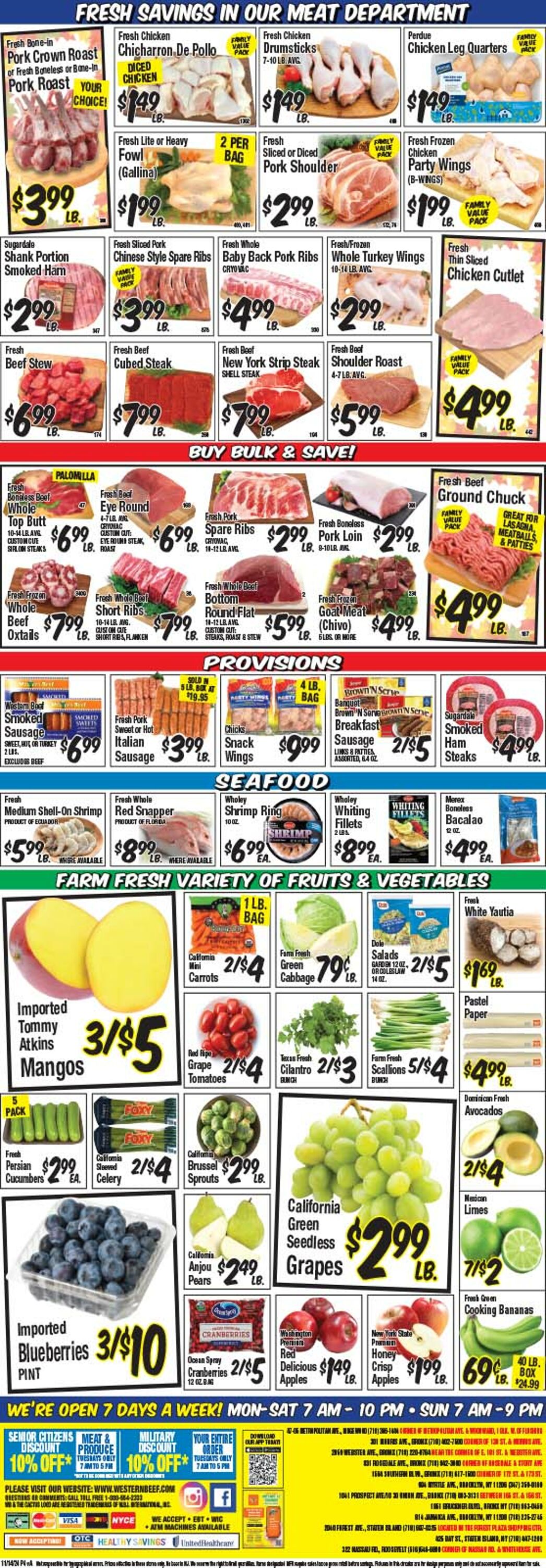 Weekly ad Western Beef 11/14/2024 - 11/20/2024