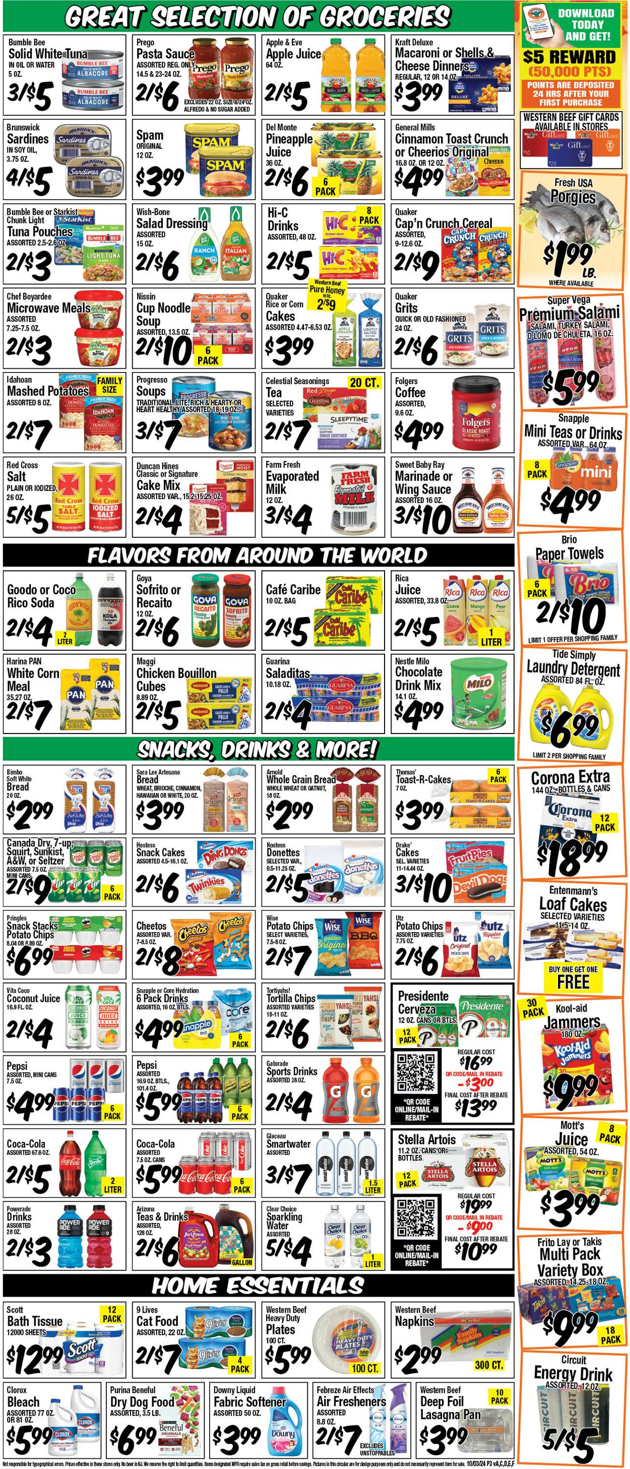 Weekly ad Western Beef 10/03/2024 - 10/09/2024