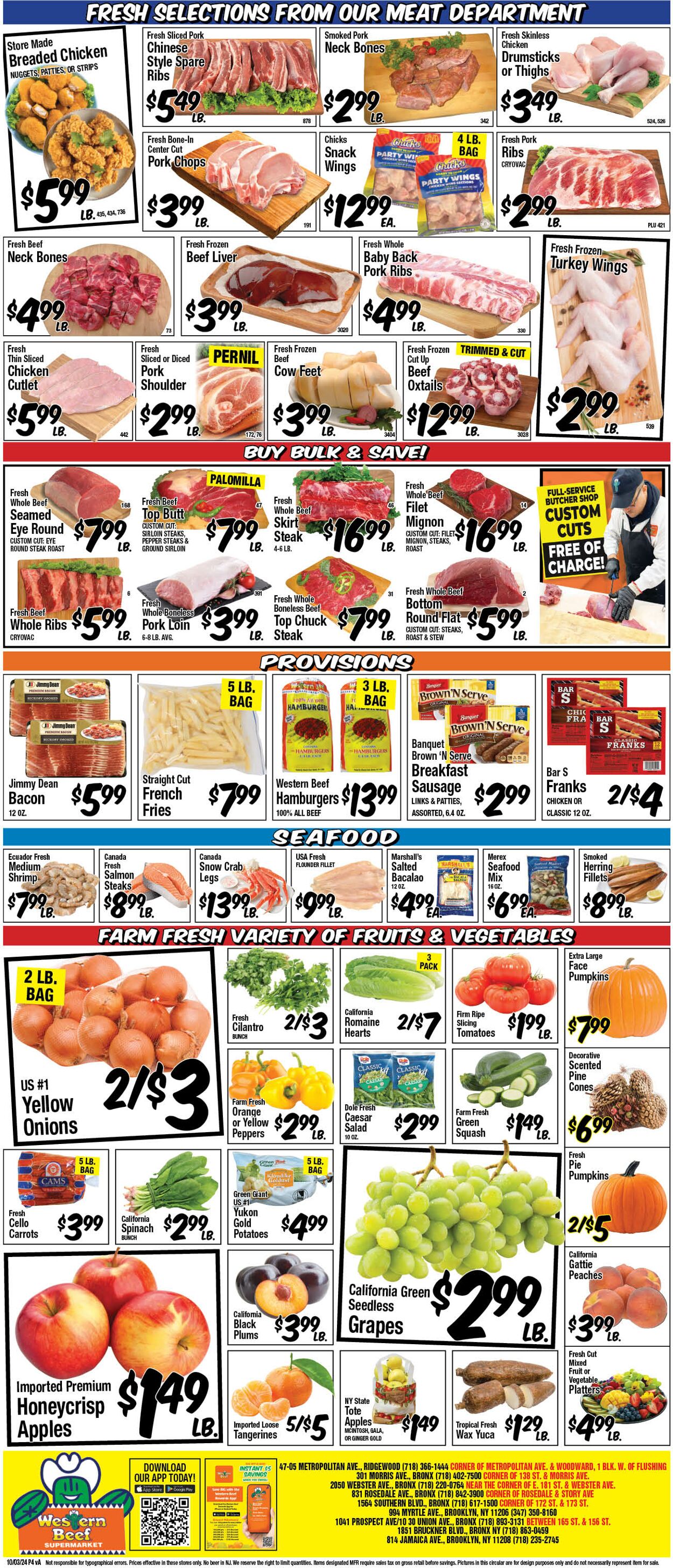 Weekly ad Western Beef 10/03/2024 - 10/09/2024