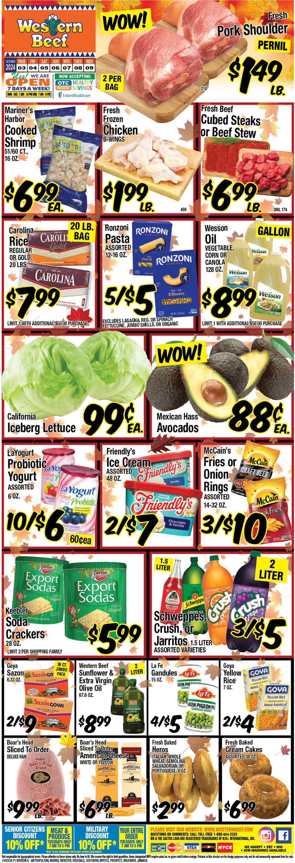 Weekly ad Western Beef 10/03/2024 - 10/09/2024