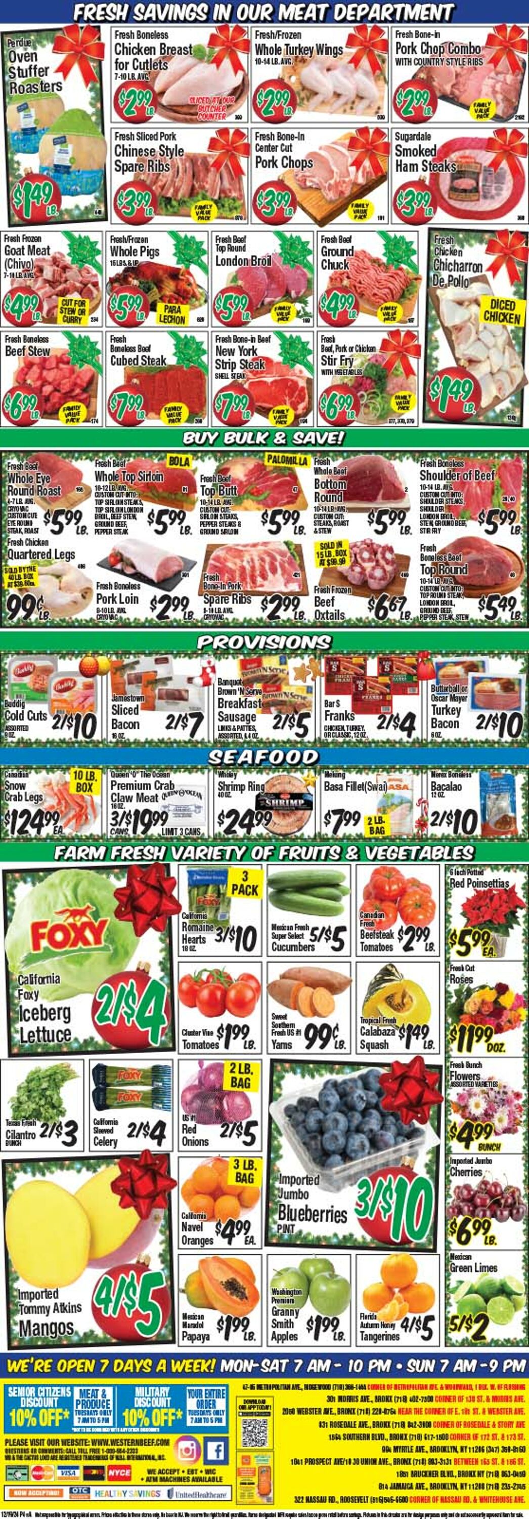 Weekly ad Western Beef 12/19/2024 - 12/25/2024