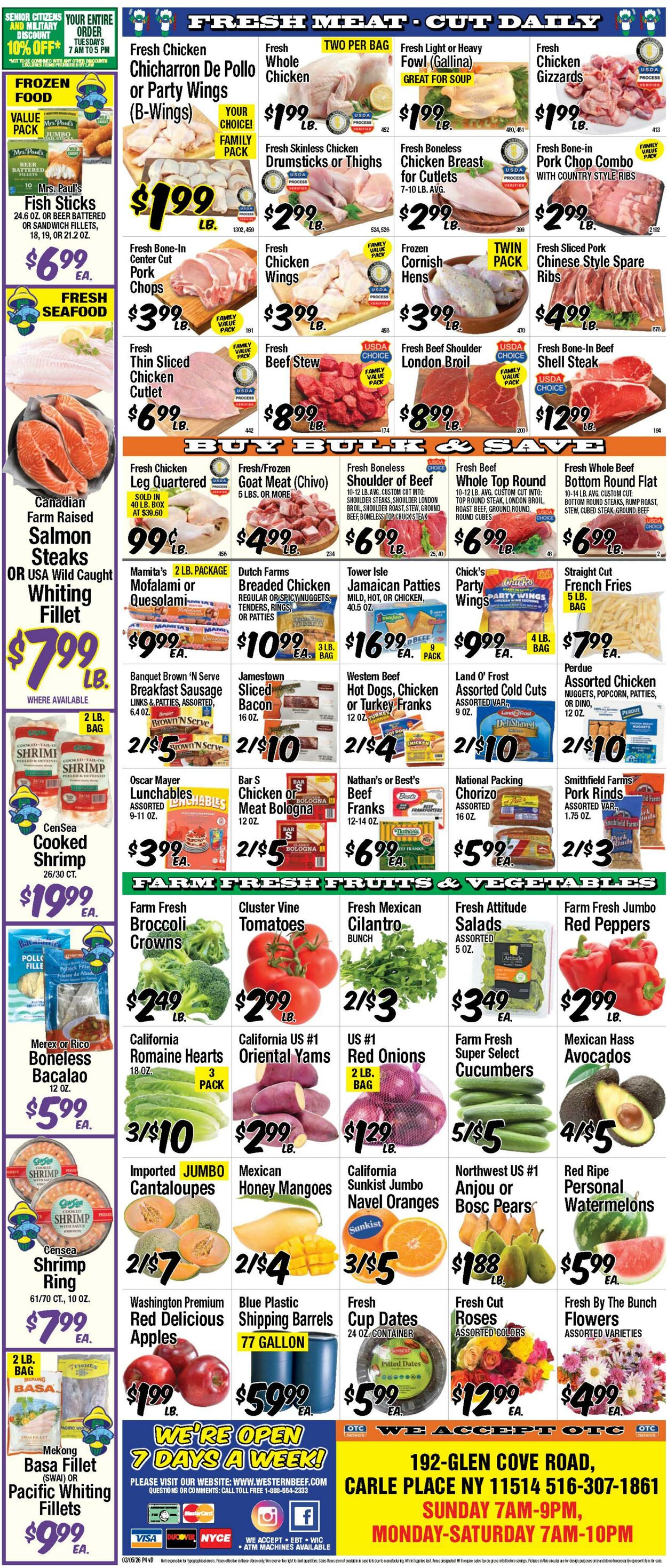 Weekly ad Western Beef 03/05/2026 - 03/11/2026