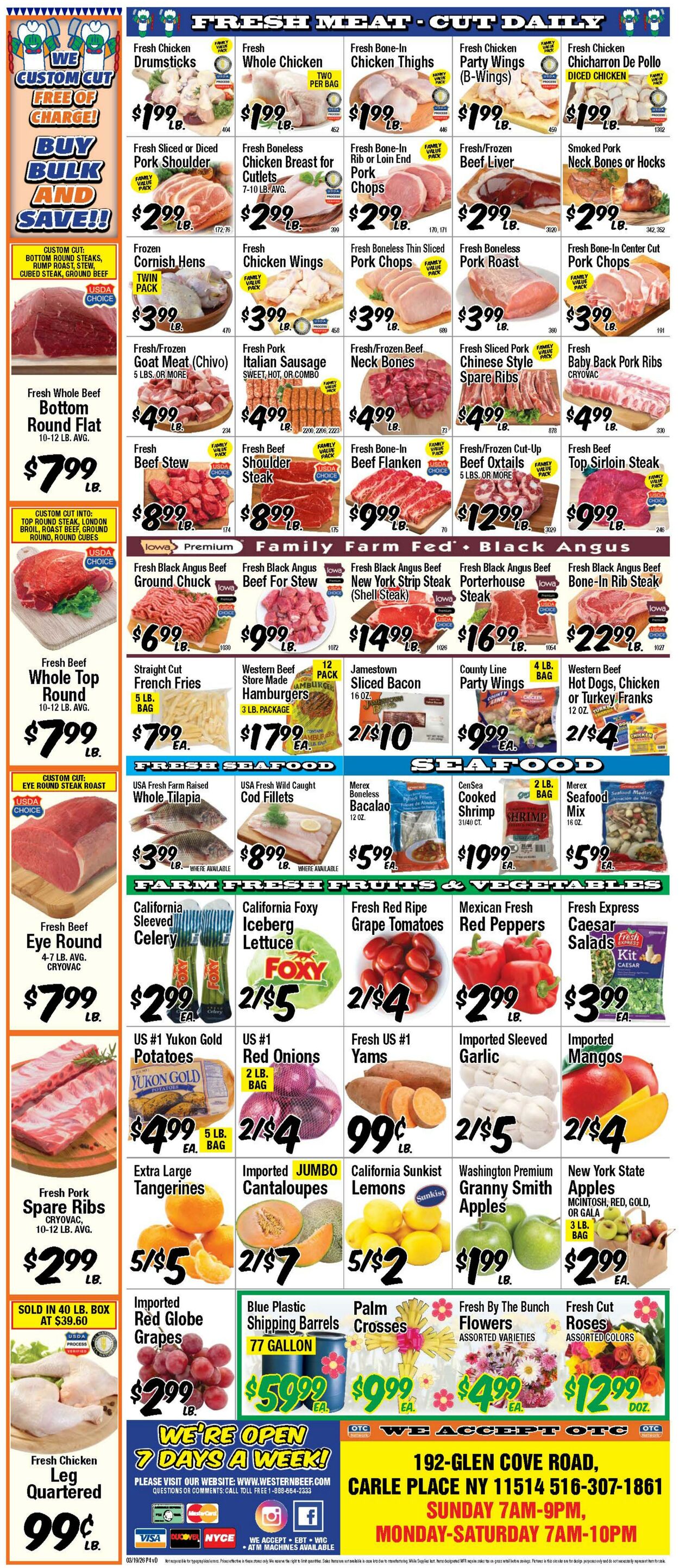 Weekly ad Western Beef 03/19/2026 - 03/25/2026