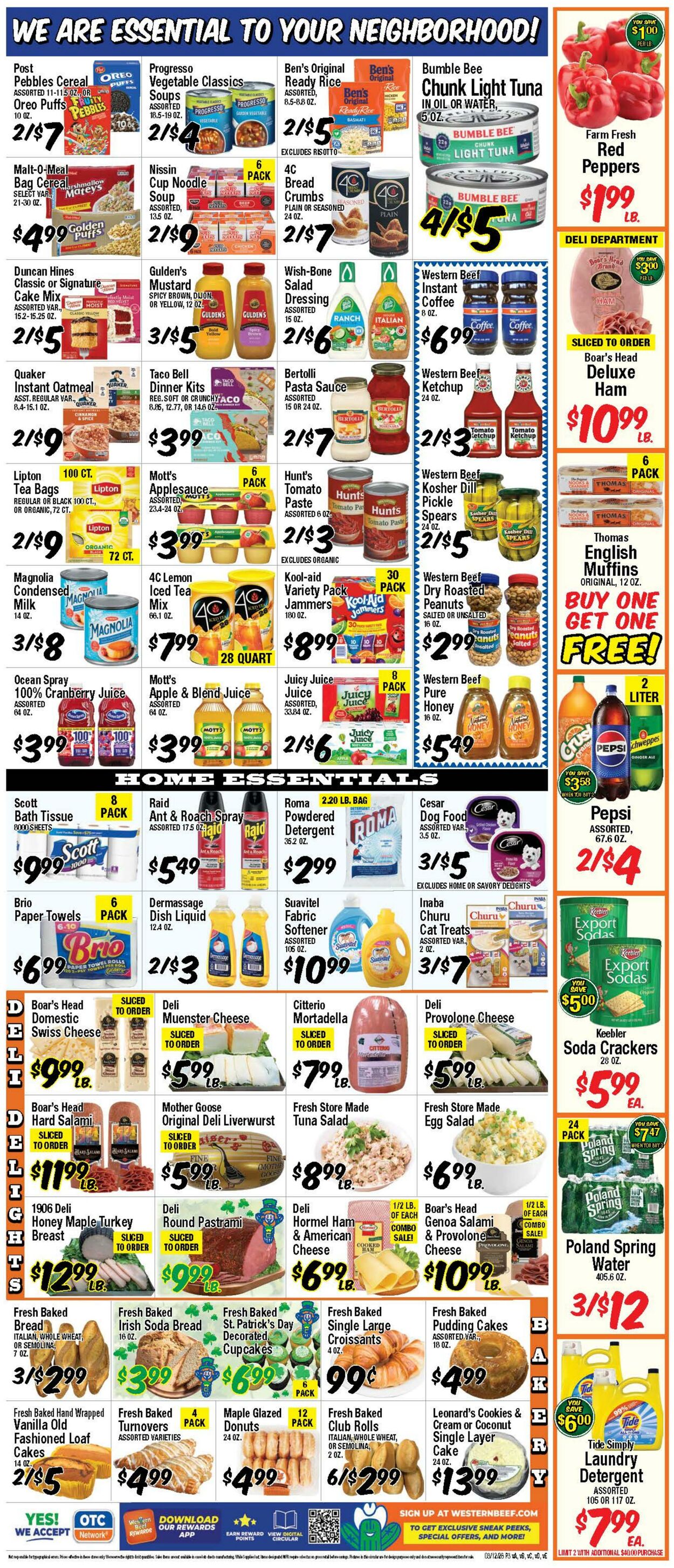 Weekly ad Western Beef 03/12/2026 - 03/18/2026
