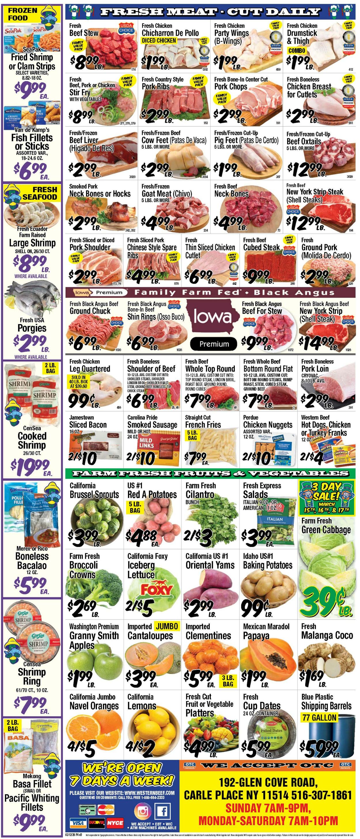 Weekly ad Western Beef 03/12/2026 - 03/18/2026