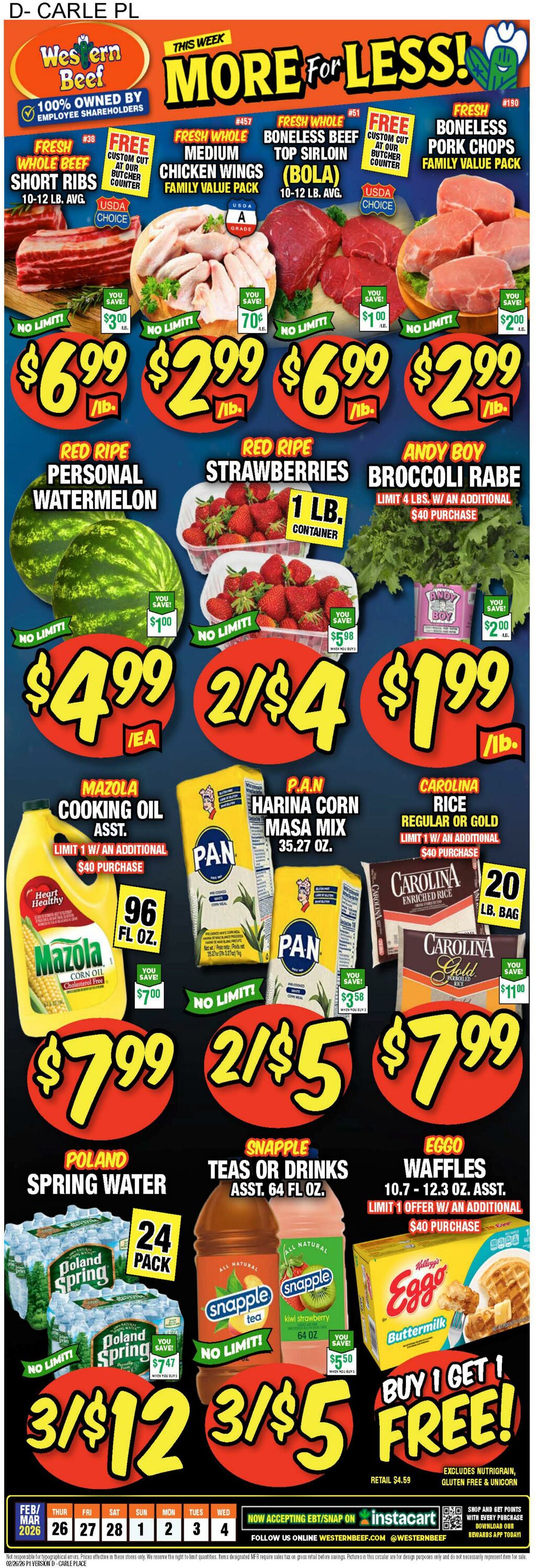 Weekly ad Western Beef 02/26/2026 - 03/04/2026