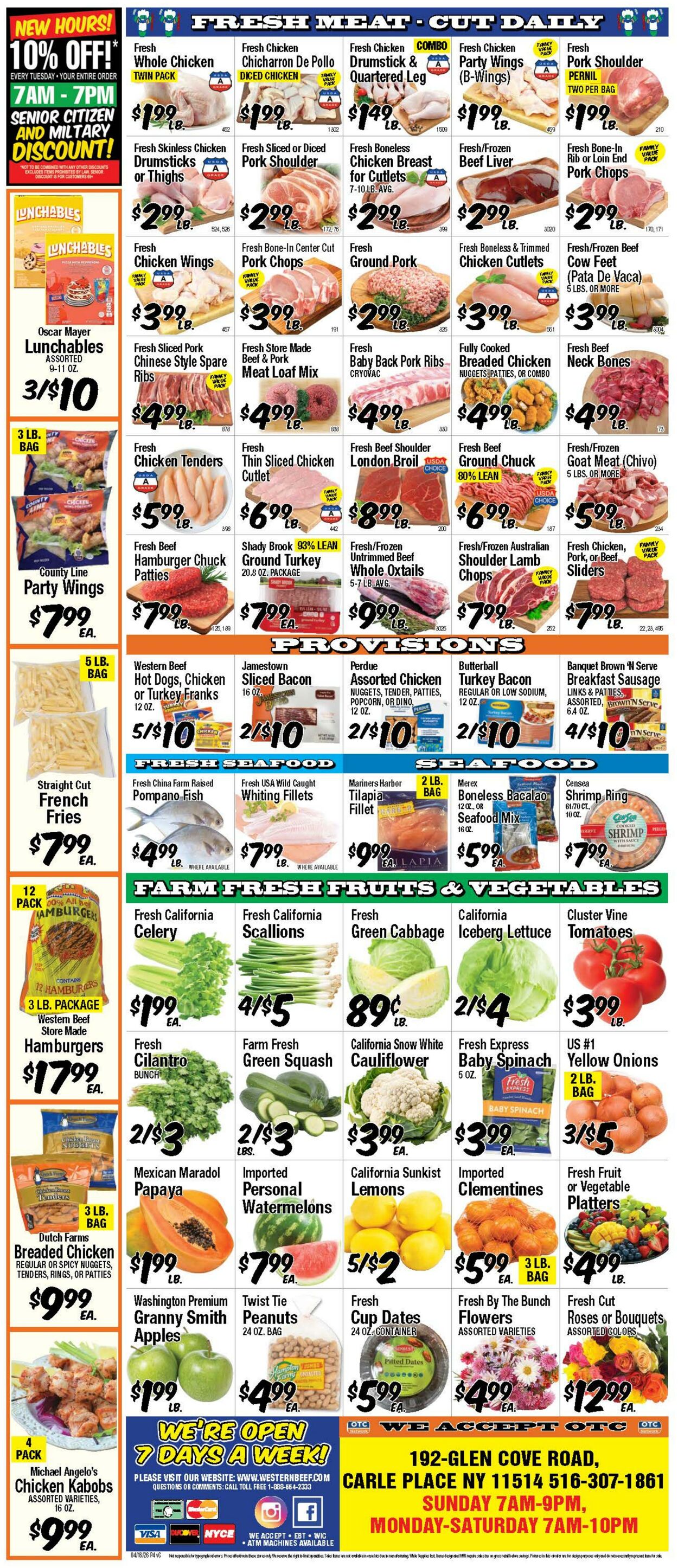 Weekly ad Western Beef 04/16/2026 - 04/22/2026