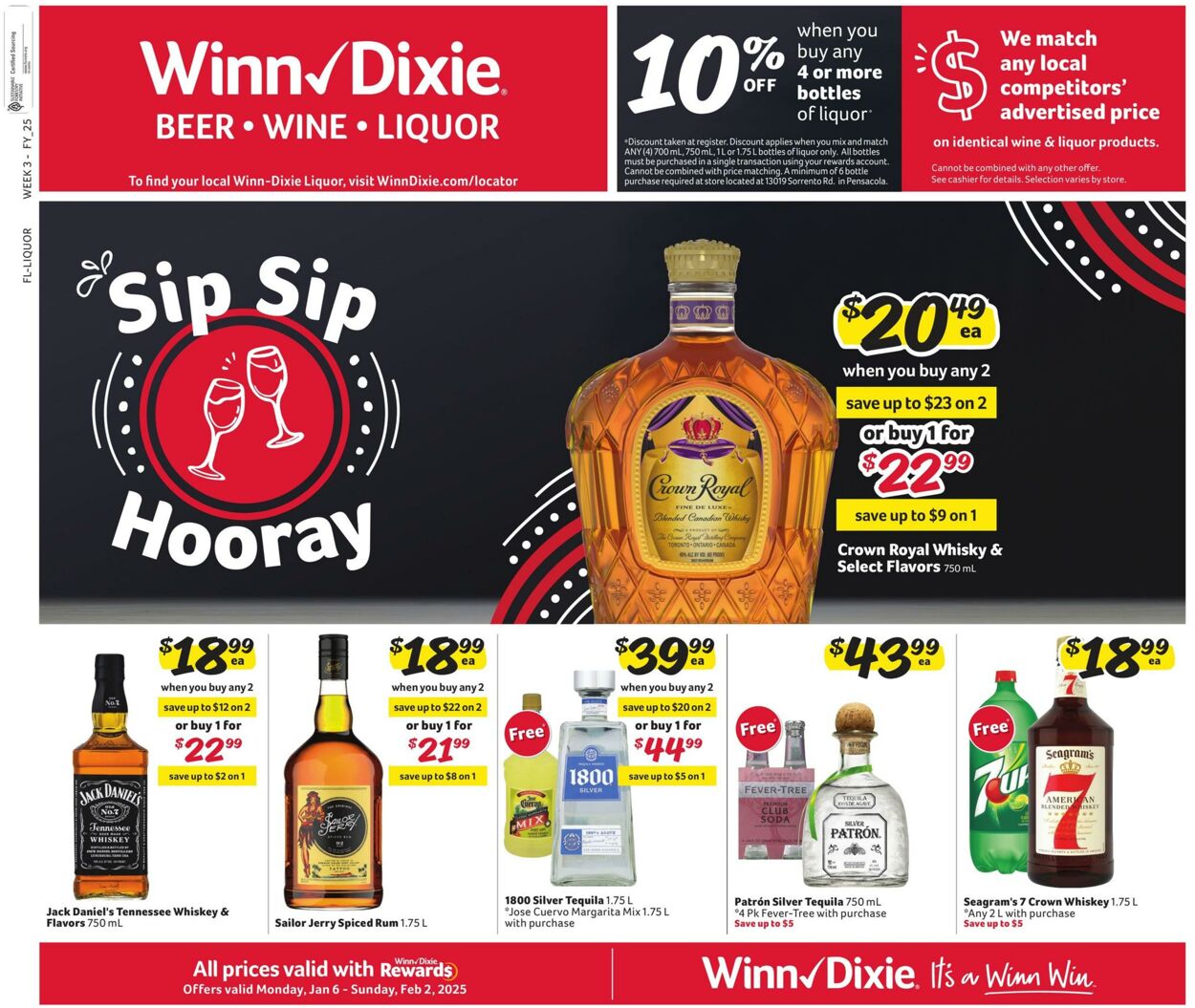 Weekly ad Winn-Dixie 01/06/2025 - 02/02/2025