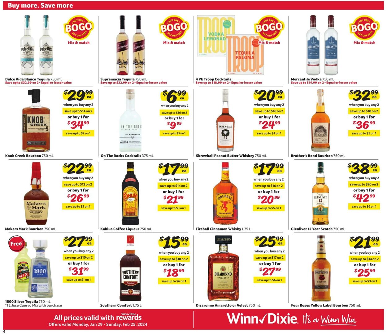 Weekly ad Winn-Dixie 01/29/2024 - 02/25/2024