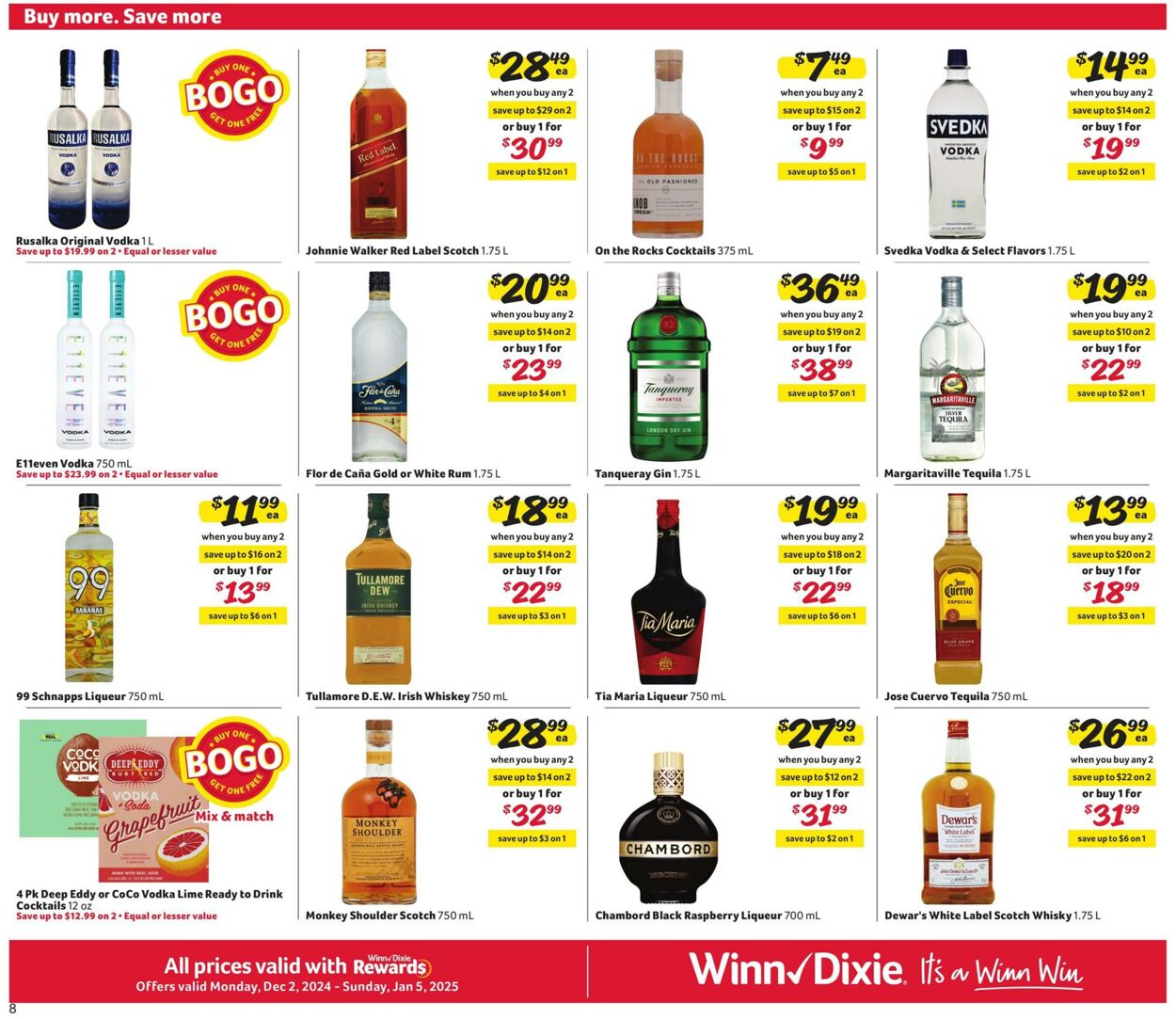 Weekly ad Winn-Dixie 12/02/2024 - 01/05/2025